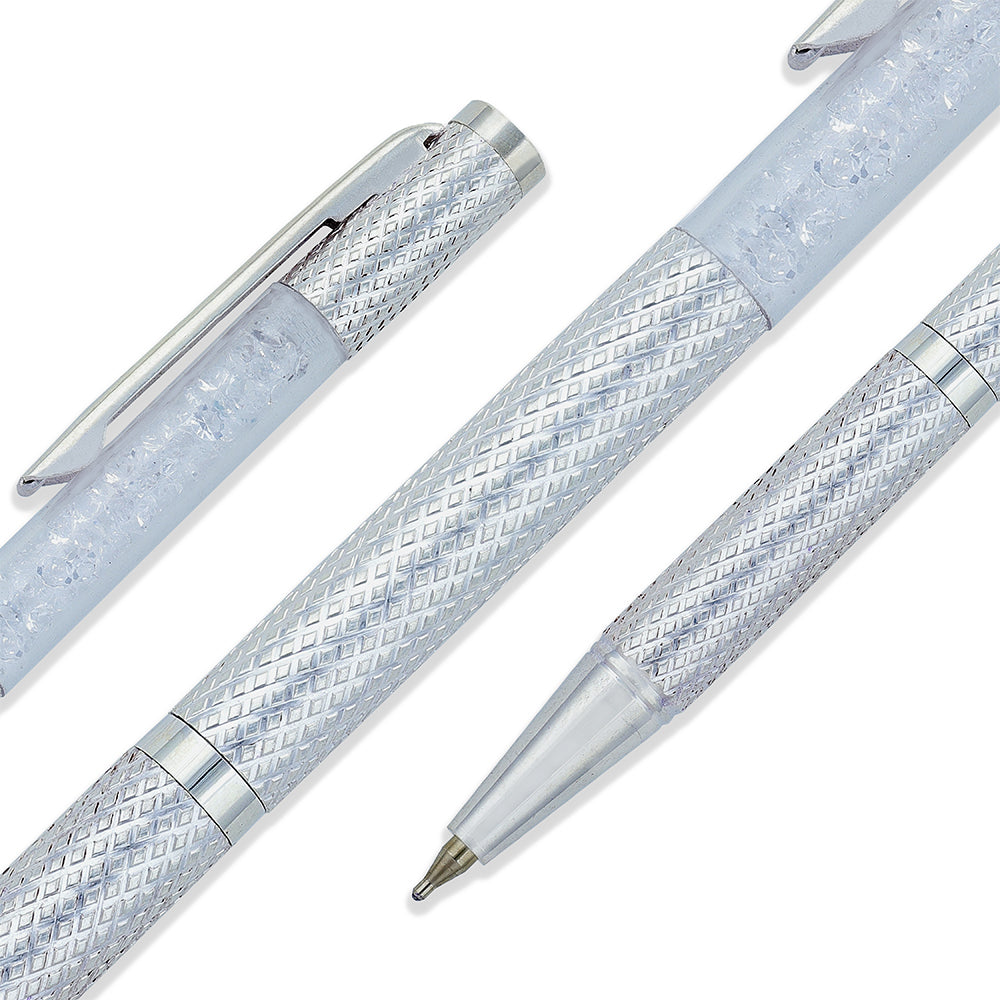 925 Sterling Silver Shimmer Trance Roller Pen for Men 2
