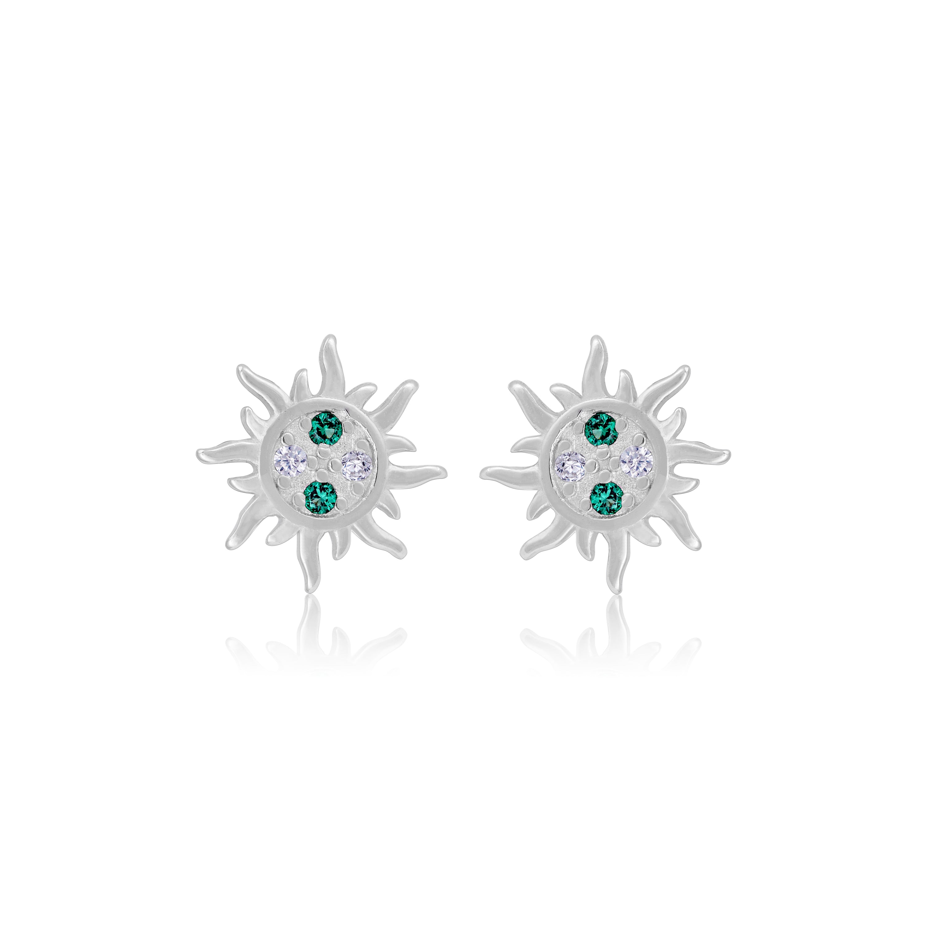 925 Sterling Silver SunSpark Radiant Earring For Women