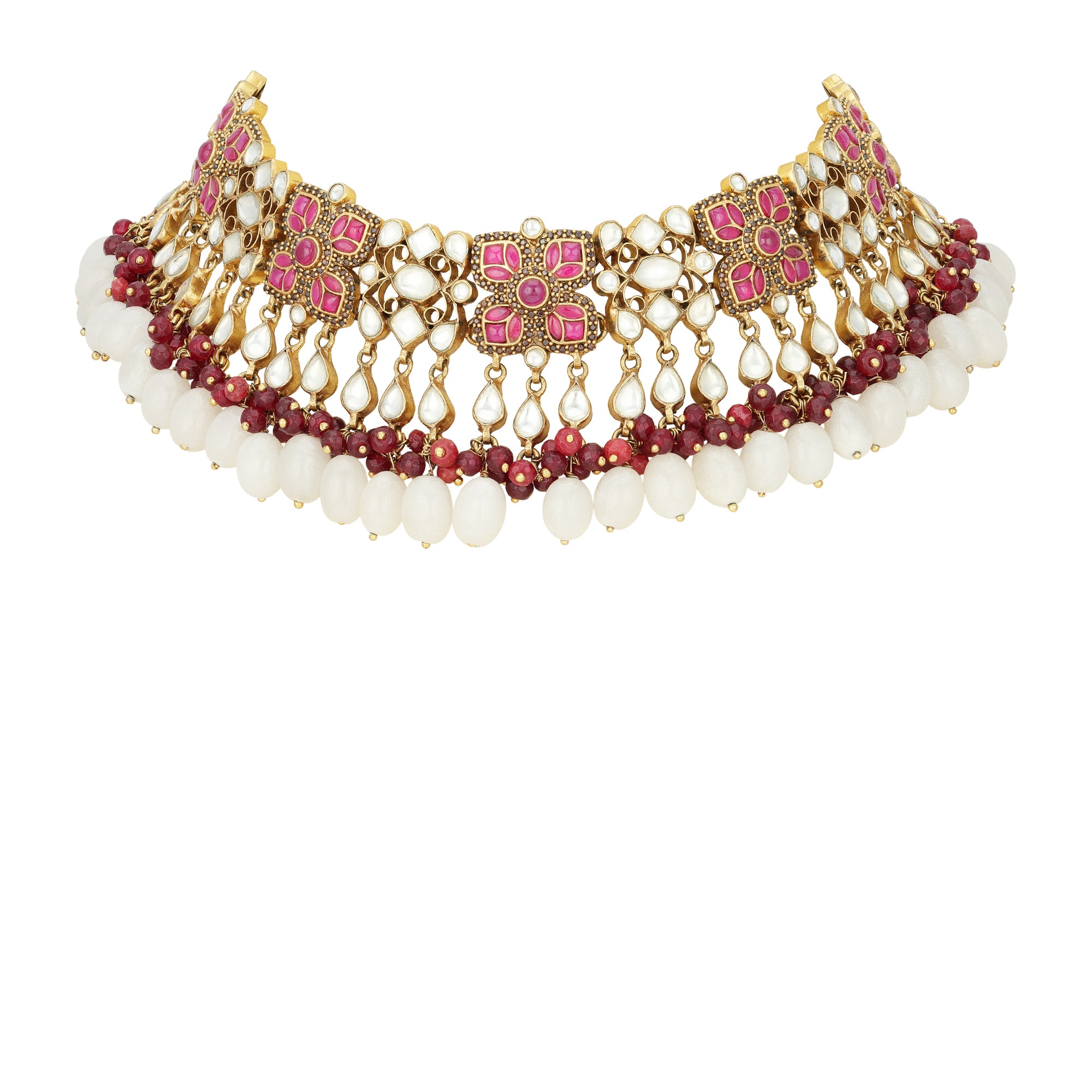 925 Sterling Silver Timeless Pearl Halo Necklace for Women