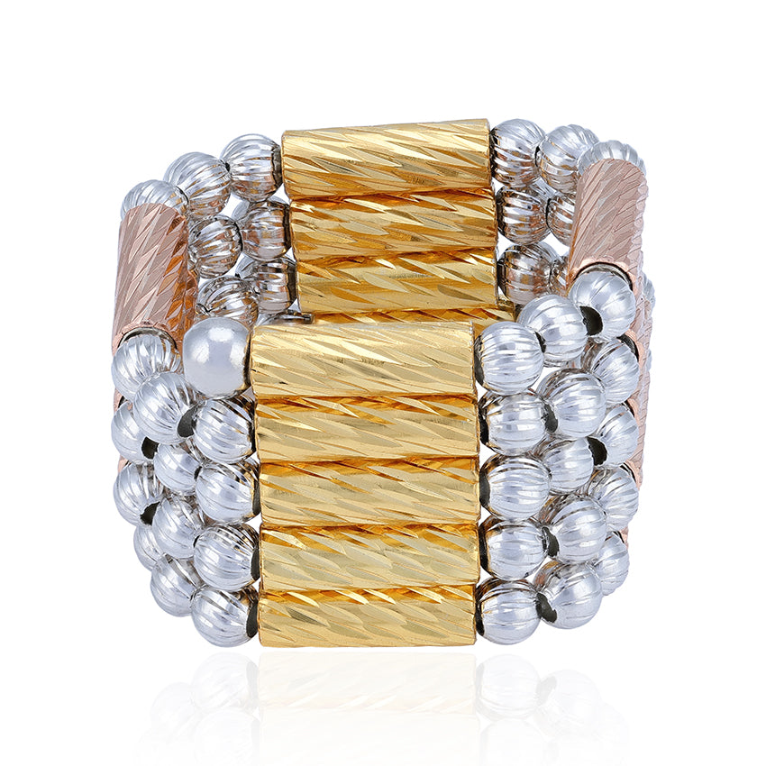 925 Sterling Silver Versatile Tricolor Magnetic Bracelet Anklet Ring for Women