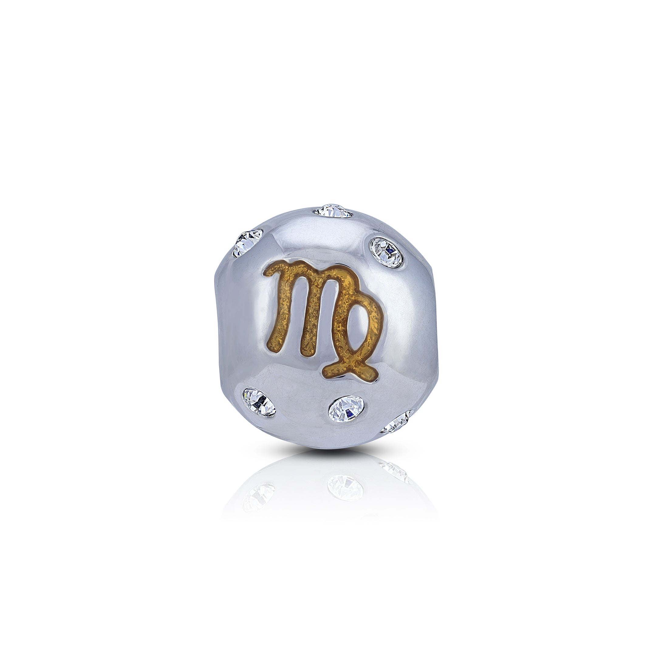 925 Sterling Silver Virgo Twilight Grace Charm Pendant for Women