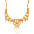 925 Vintage Gold Plated Geometric Pendant Necklace