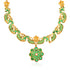 925 Vintage Kundan Emerald Reverie Gold Plated Necklace
