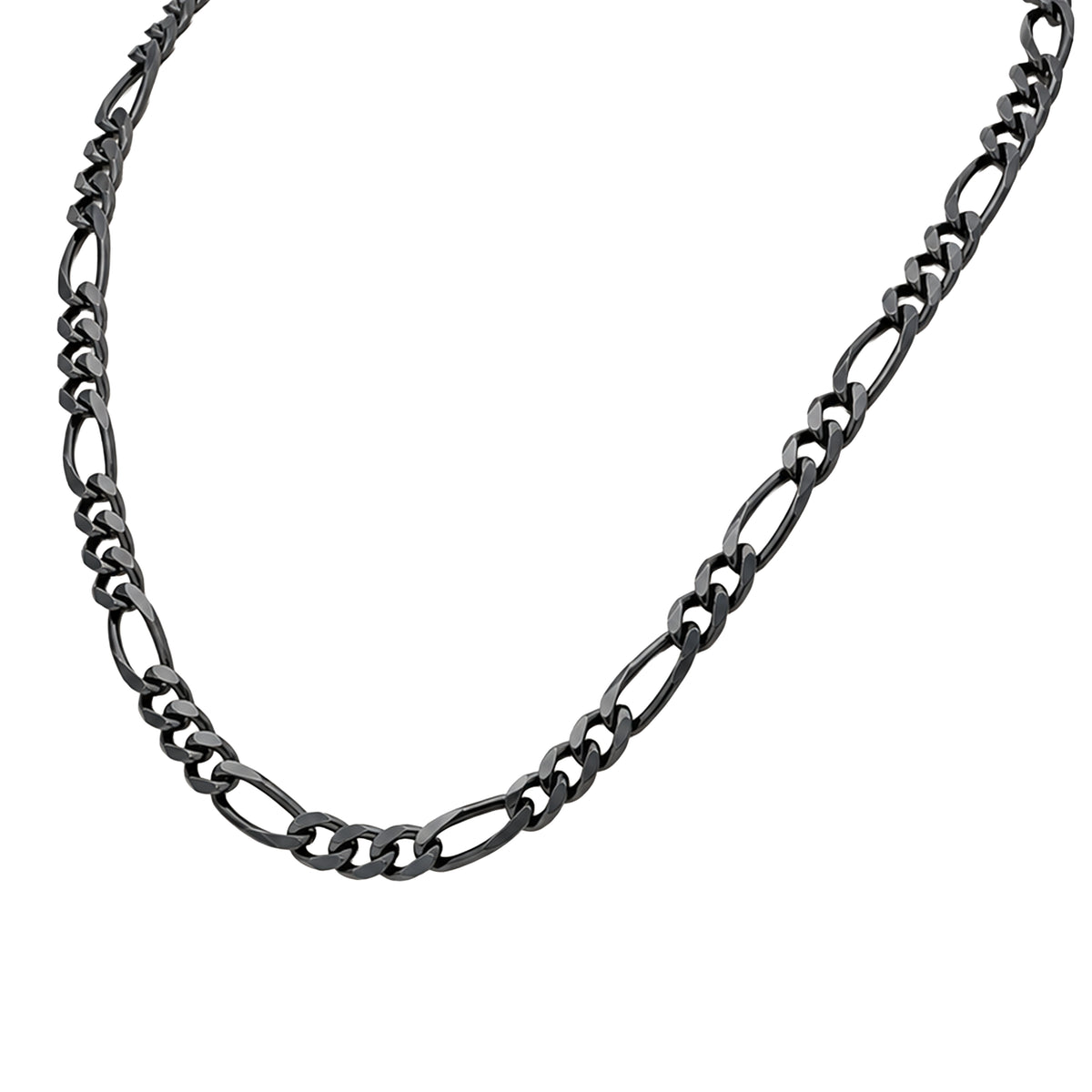 Black Italian Figaro Chain
