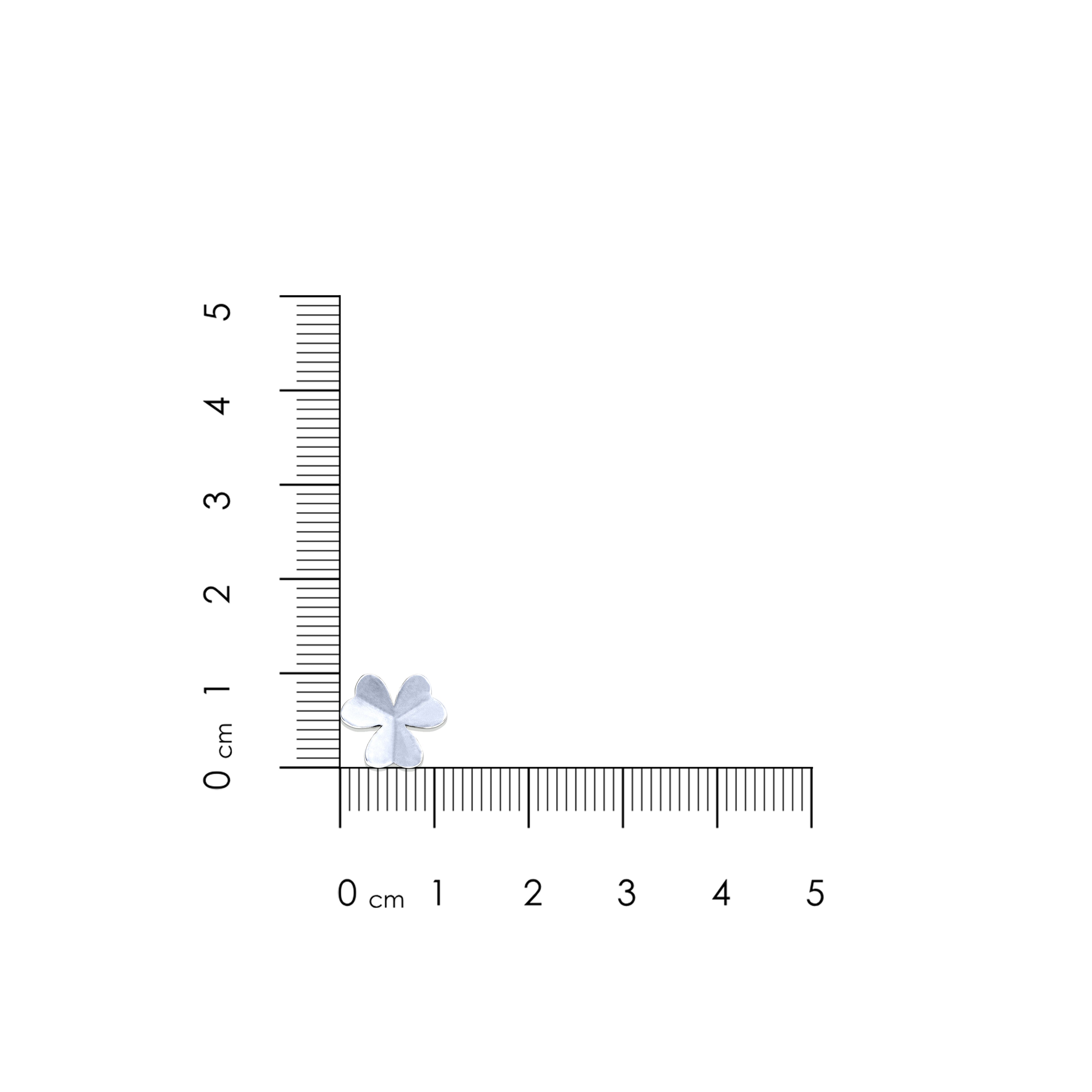 Triple Clover 925 Sterling Silver Charm Earring for Women