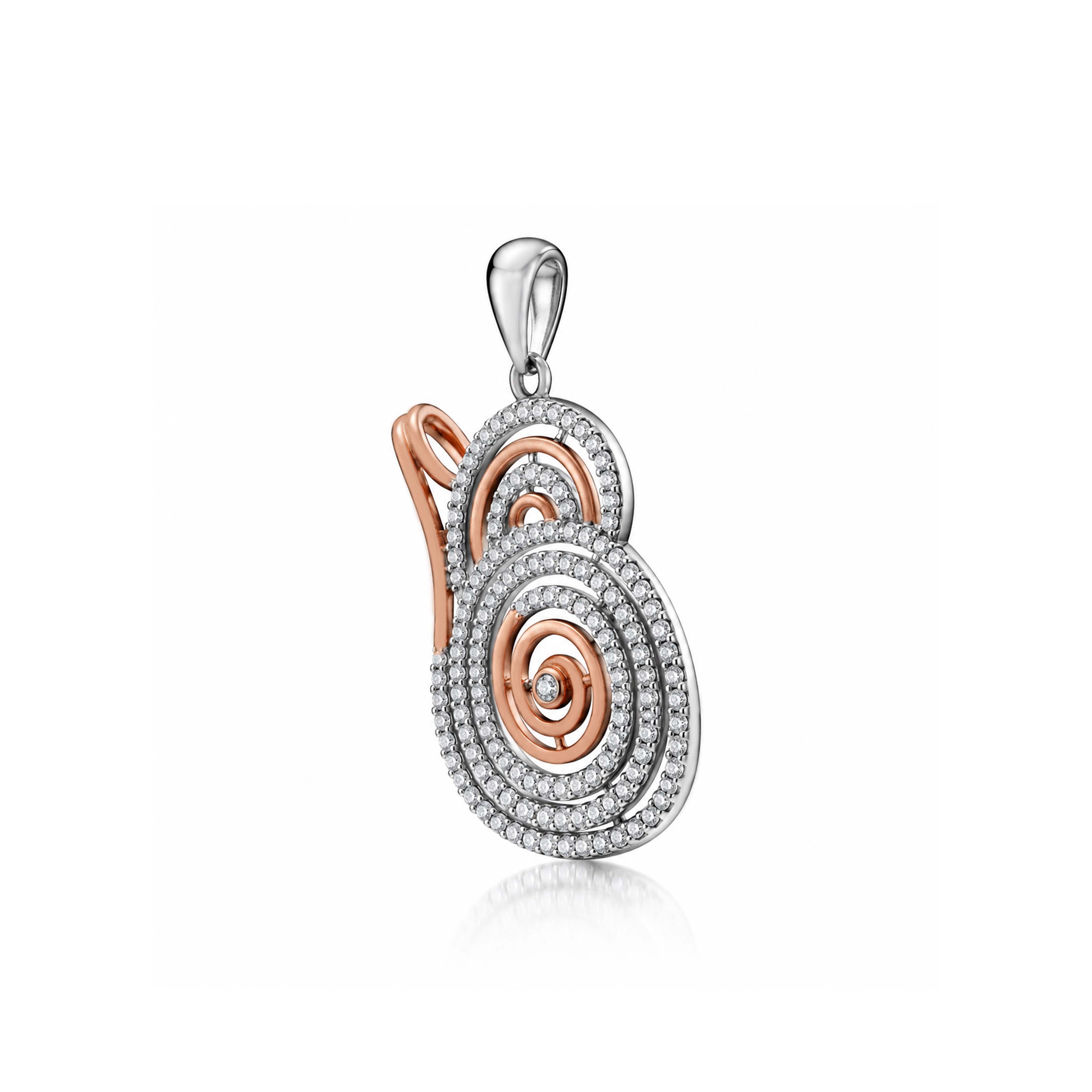 Celestial Loop 925 Sterling Silver Shine Pendant