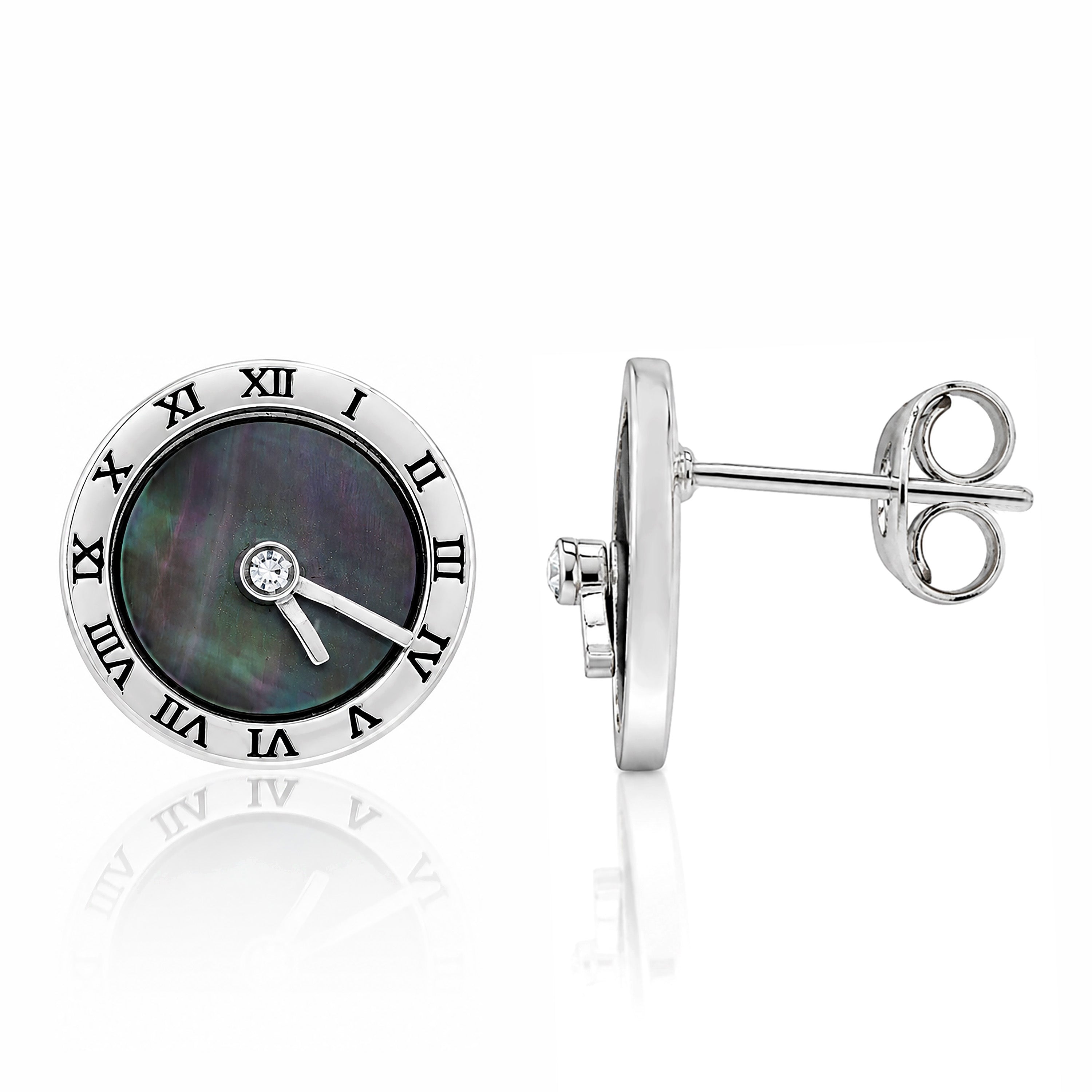 Celestial Roman Elegance 925 Sterling Silver Premium Earrings