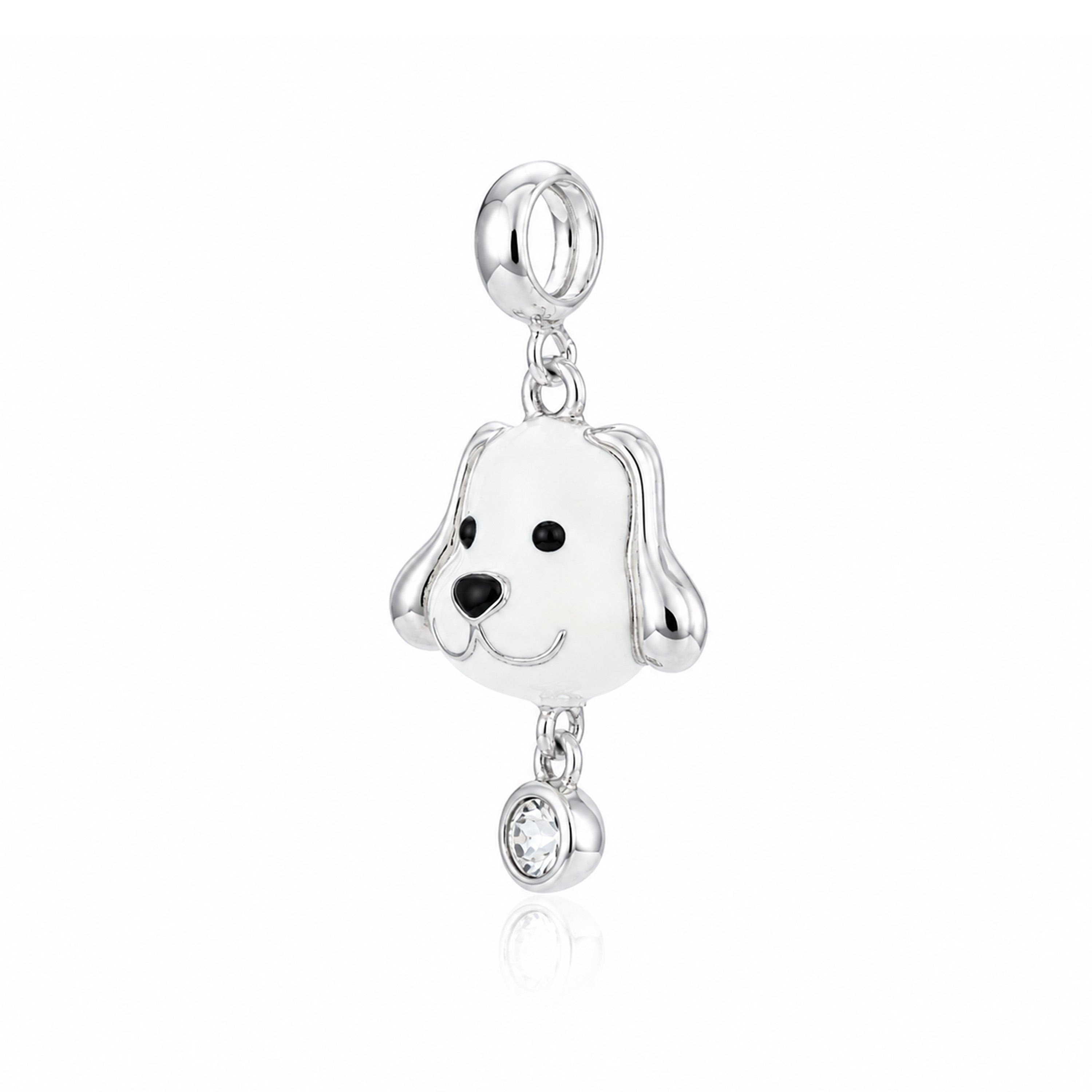 Charming Puppy 925 Sterling Silver Pendant