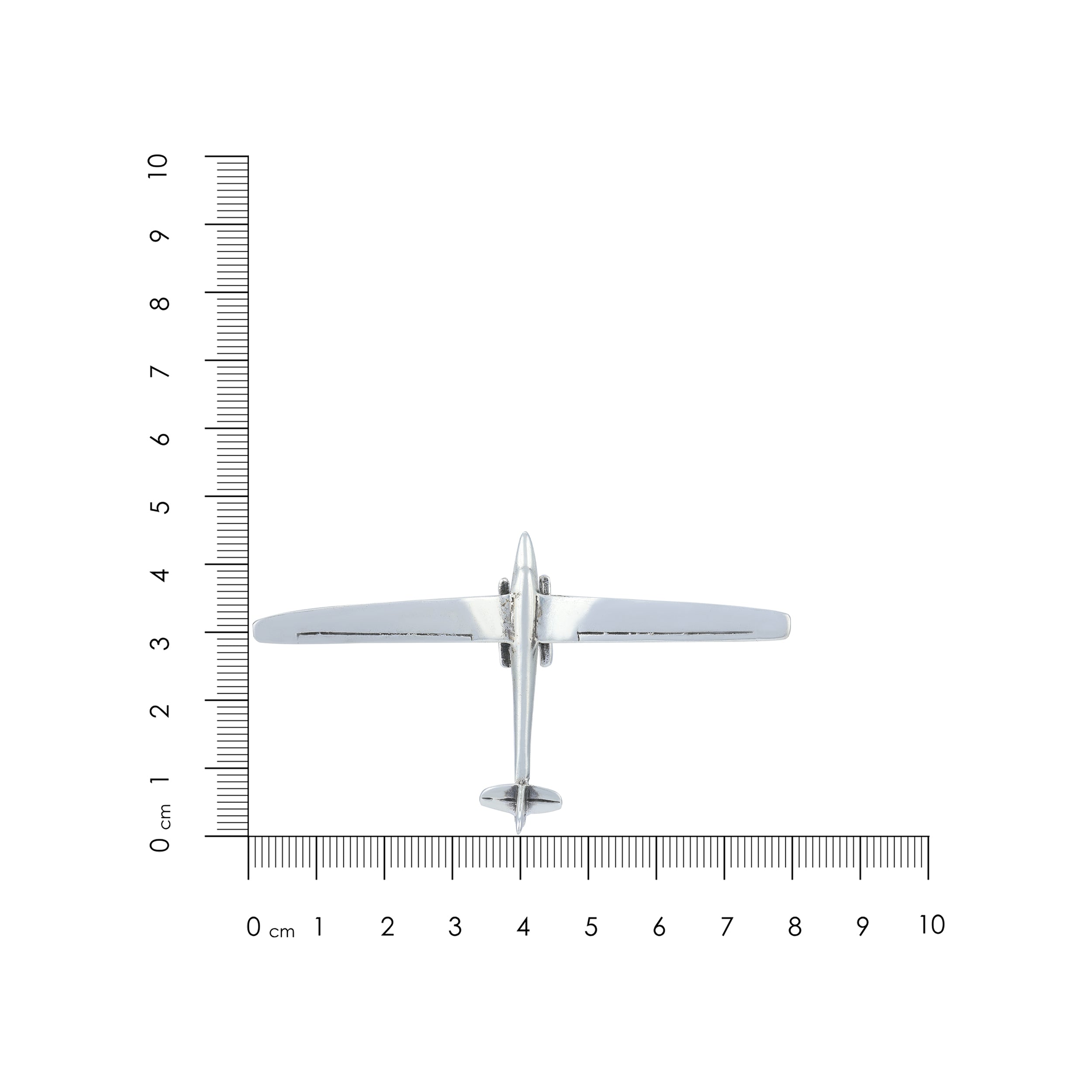 Classic Airplane 925 Sterling Silver Miniature