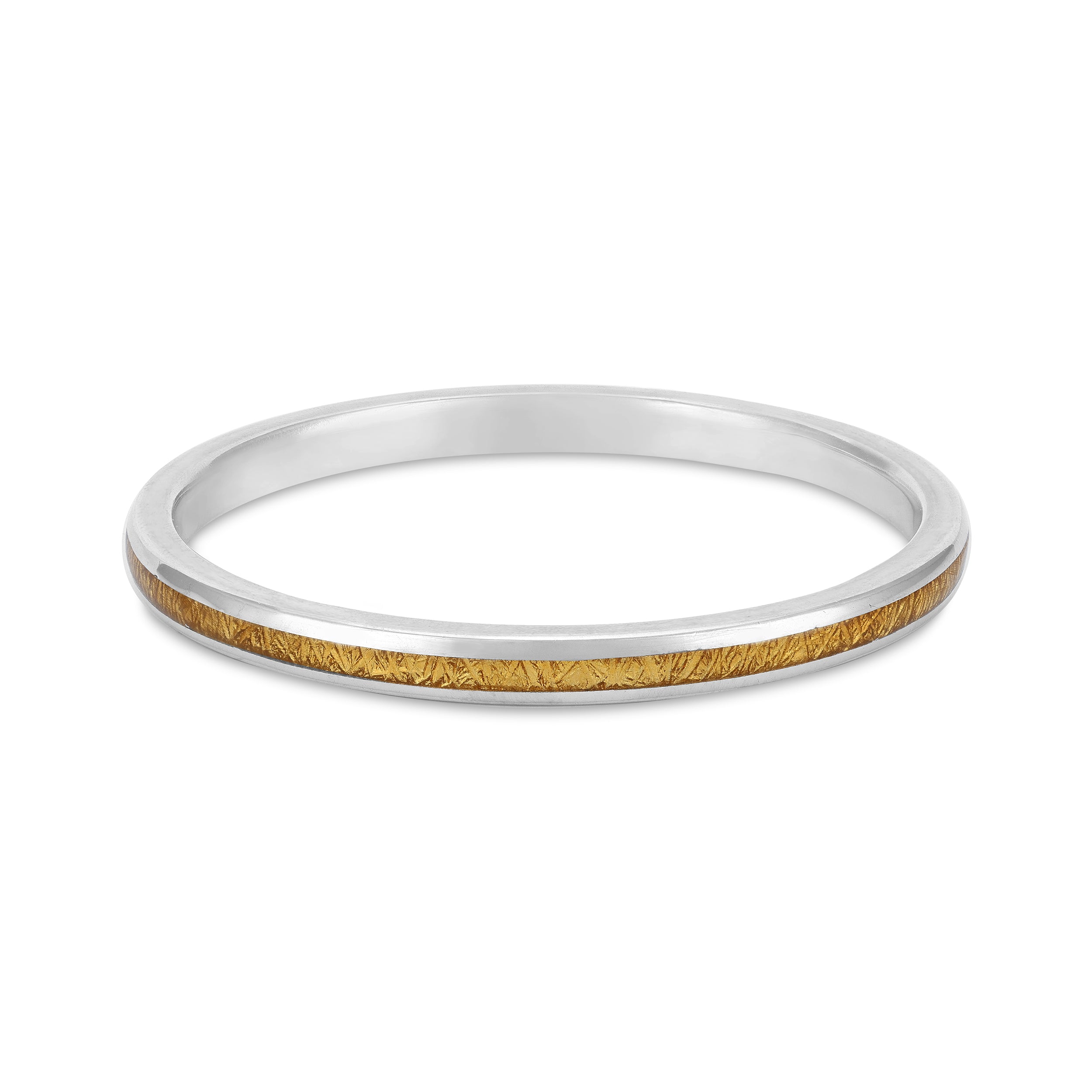 Classic Dual Tone 925 Sterling Silver Kada for Baby