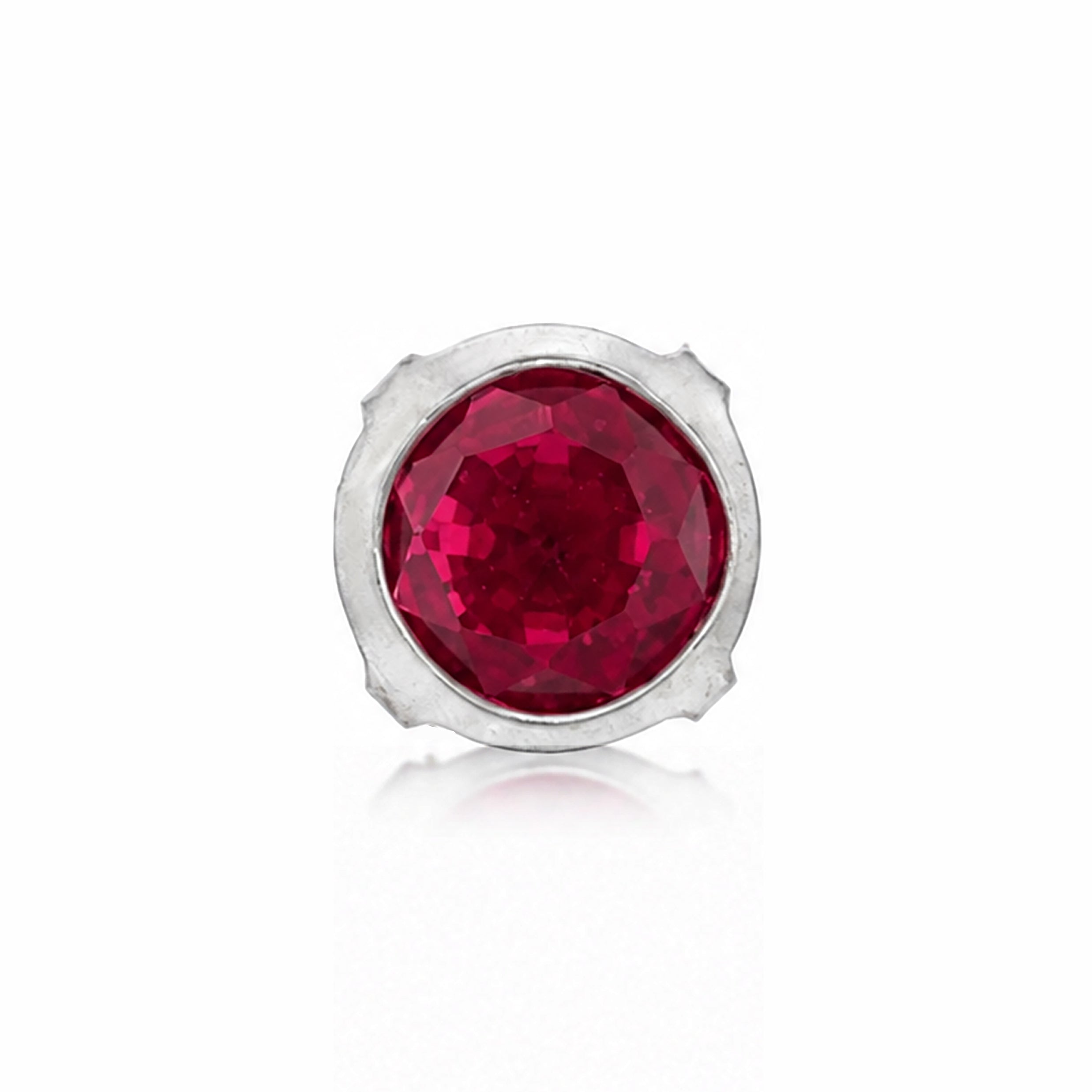 Classic Ruby Shine 925 Sterling Silver Nosepin
