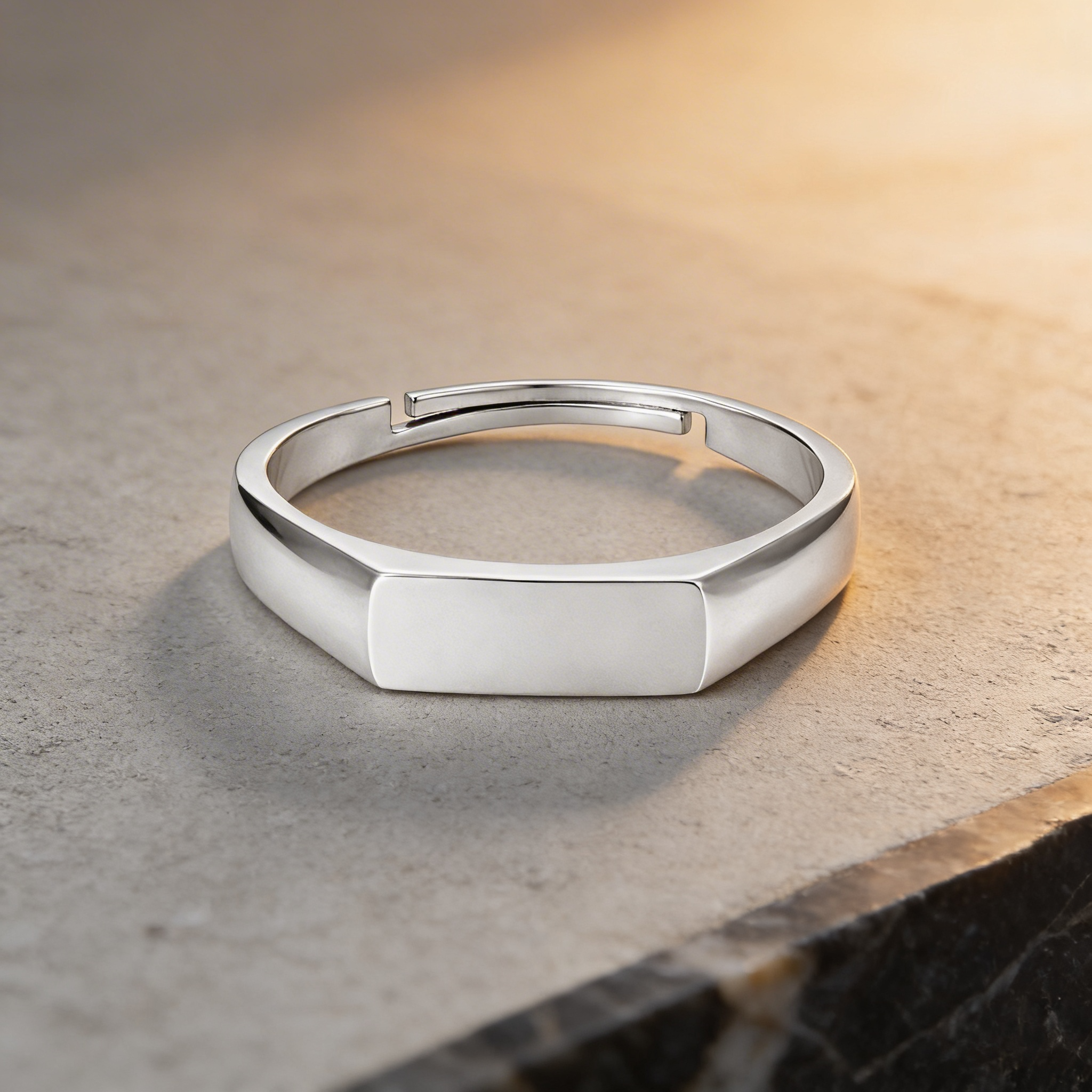 Classic Signet 925 Silver Ring