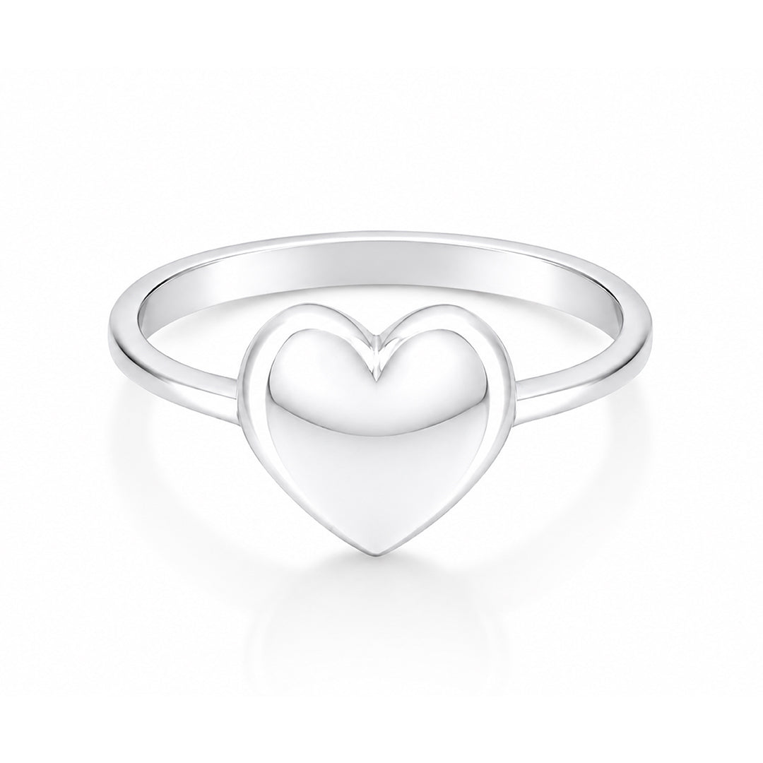Dainty Love Band 925 Sterling Silver Ring for Women
