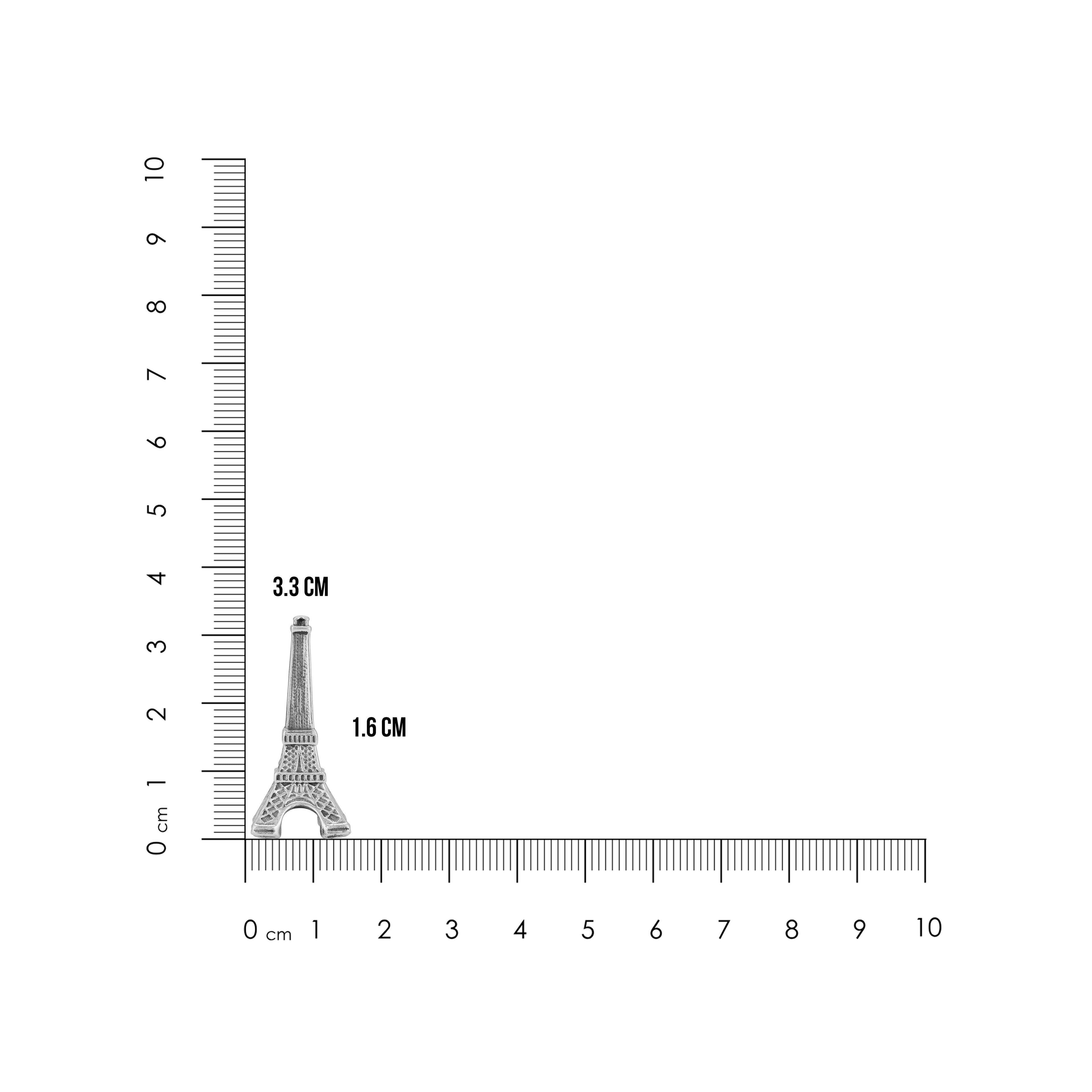 Eiffel Tower 925 Sterling Silver Miniature
