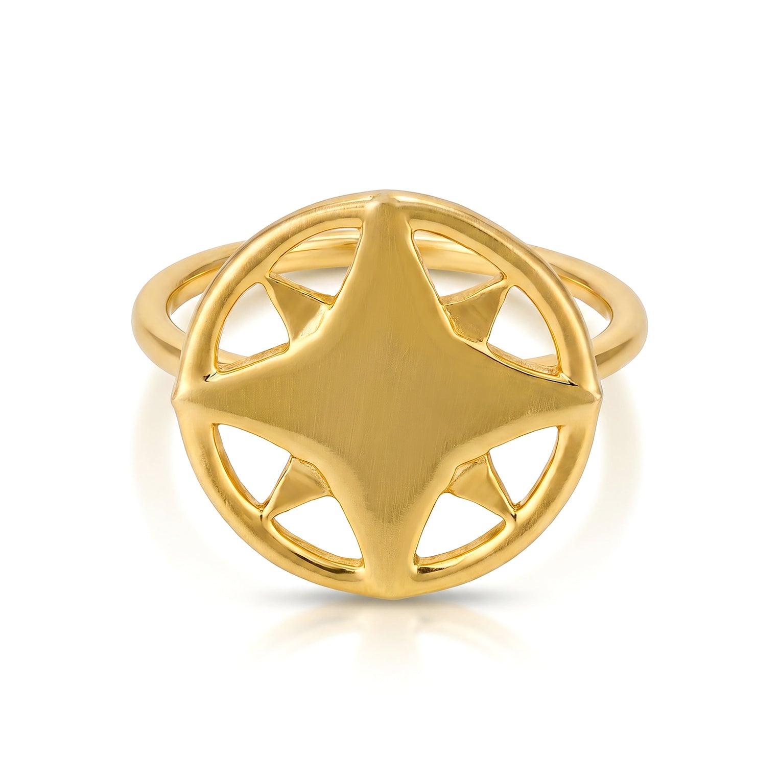Elegant Star Wheel 925 Sterling Silver Premium Ring