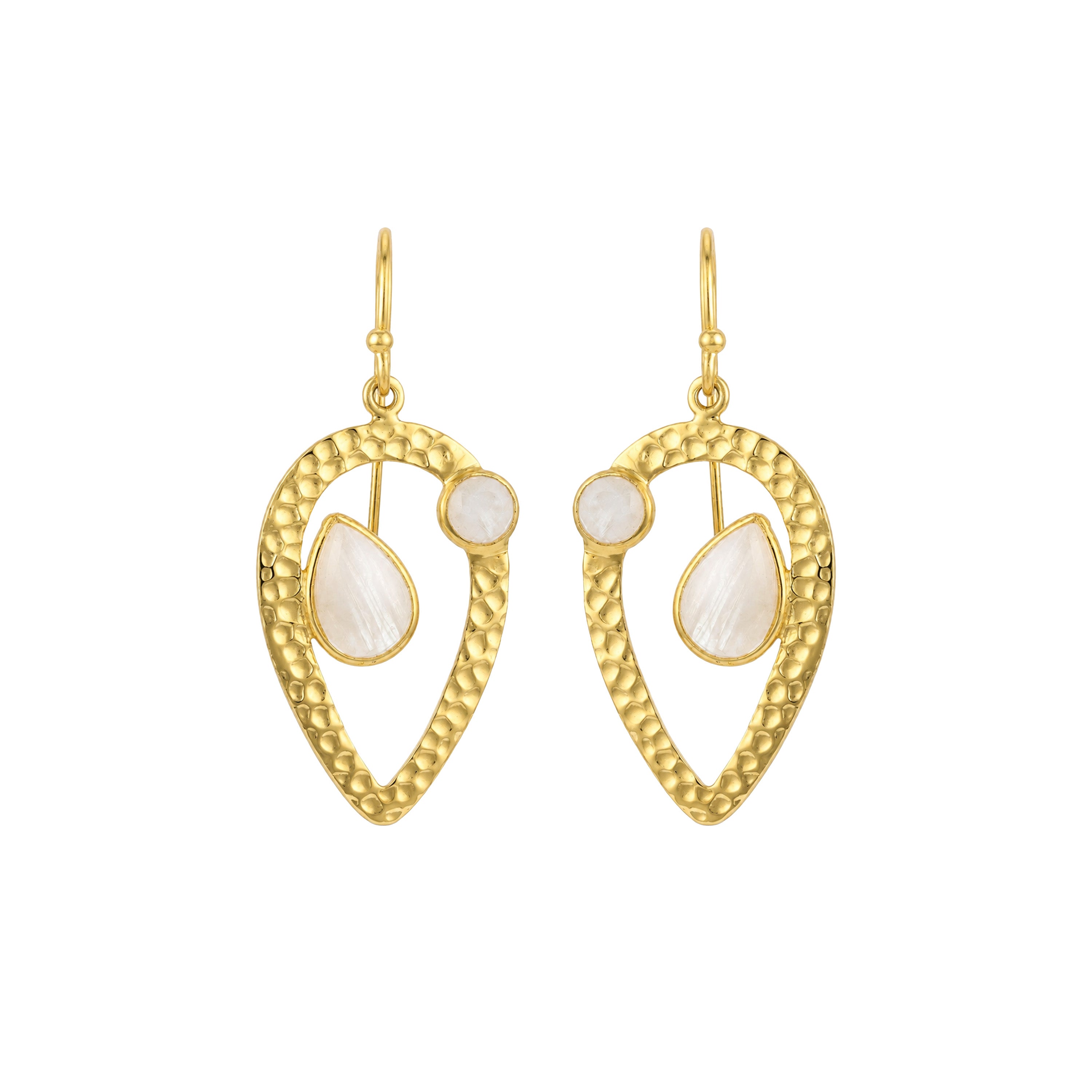 Elegant Teardrop Charm 925 Sterling Silver Earrings