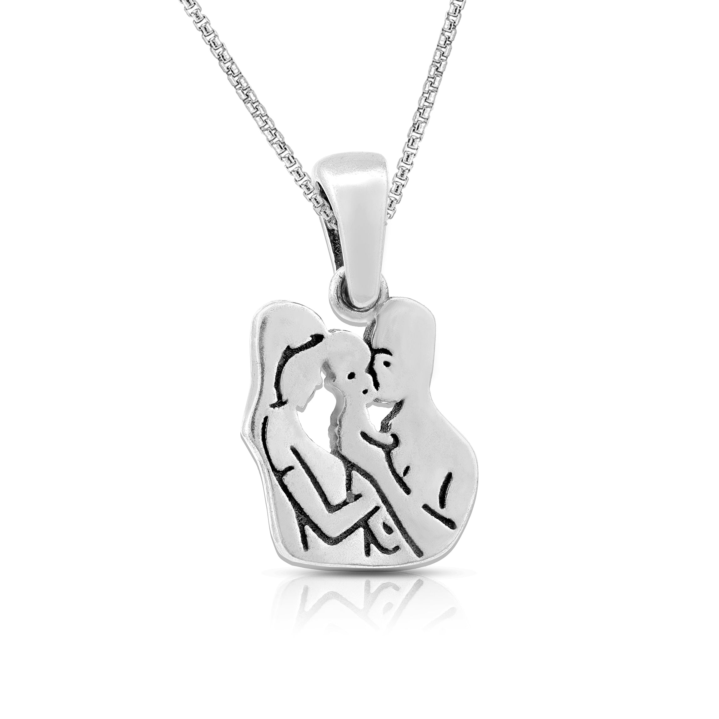 Eternal Family Bond 925 Sterling Silver Pendant for Women