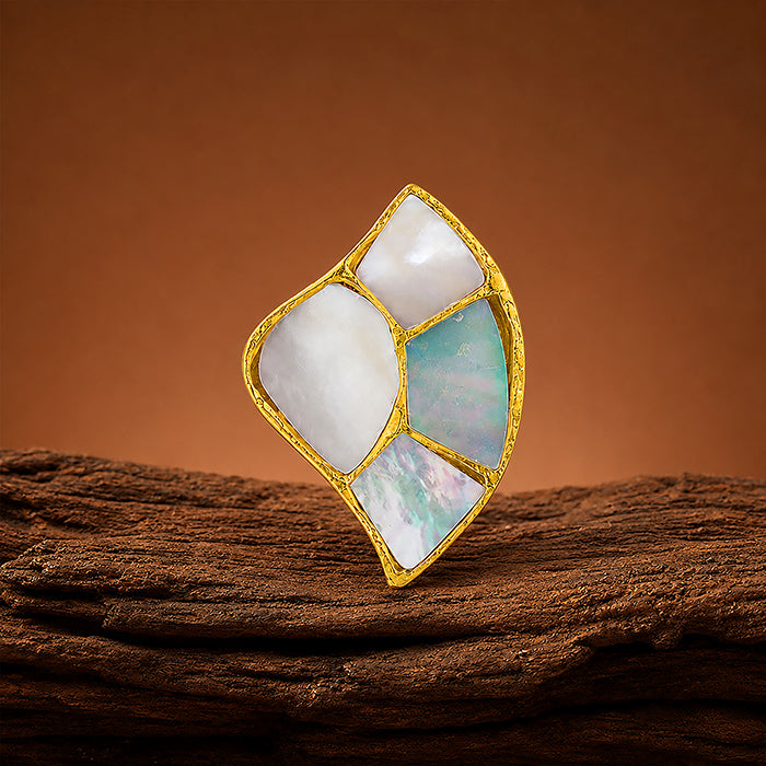Ethereal Pearl 925 Sterling Silver Artistic Nosepin