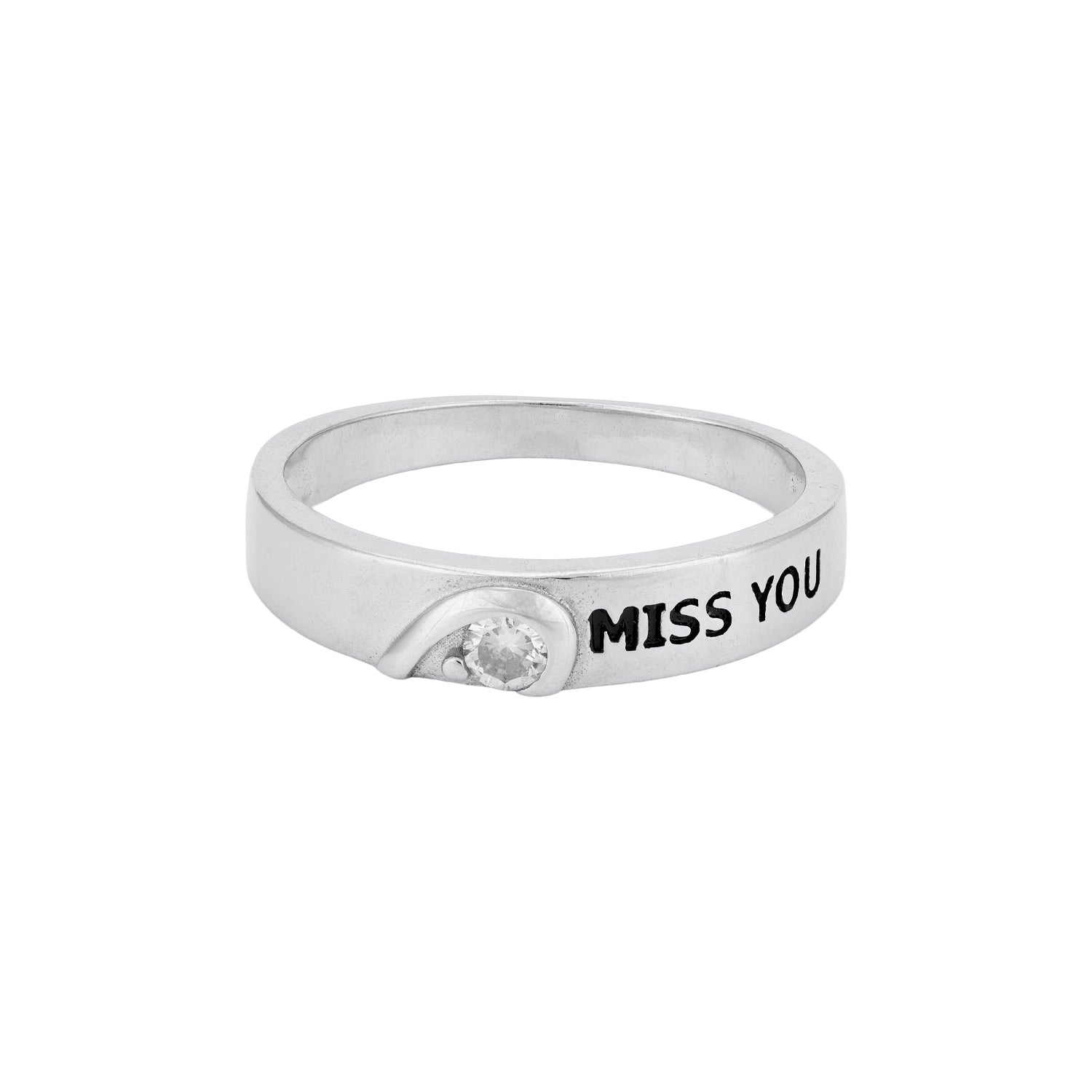 Expressive Miss You 925 Sterling Silver rings for women