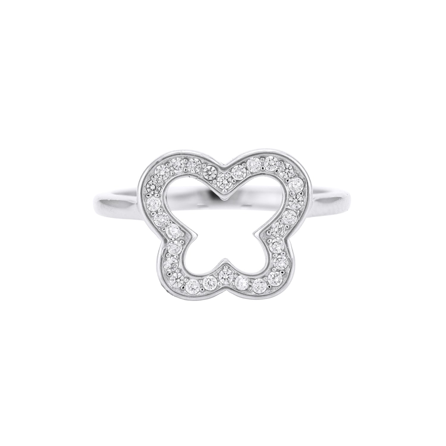 Glam Butterfly 925 Sterling Silver rings for women