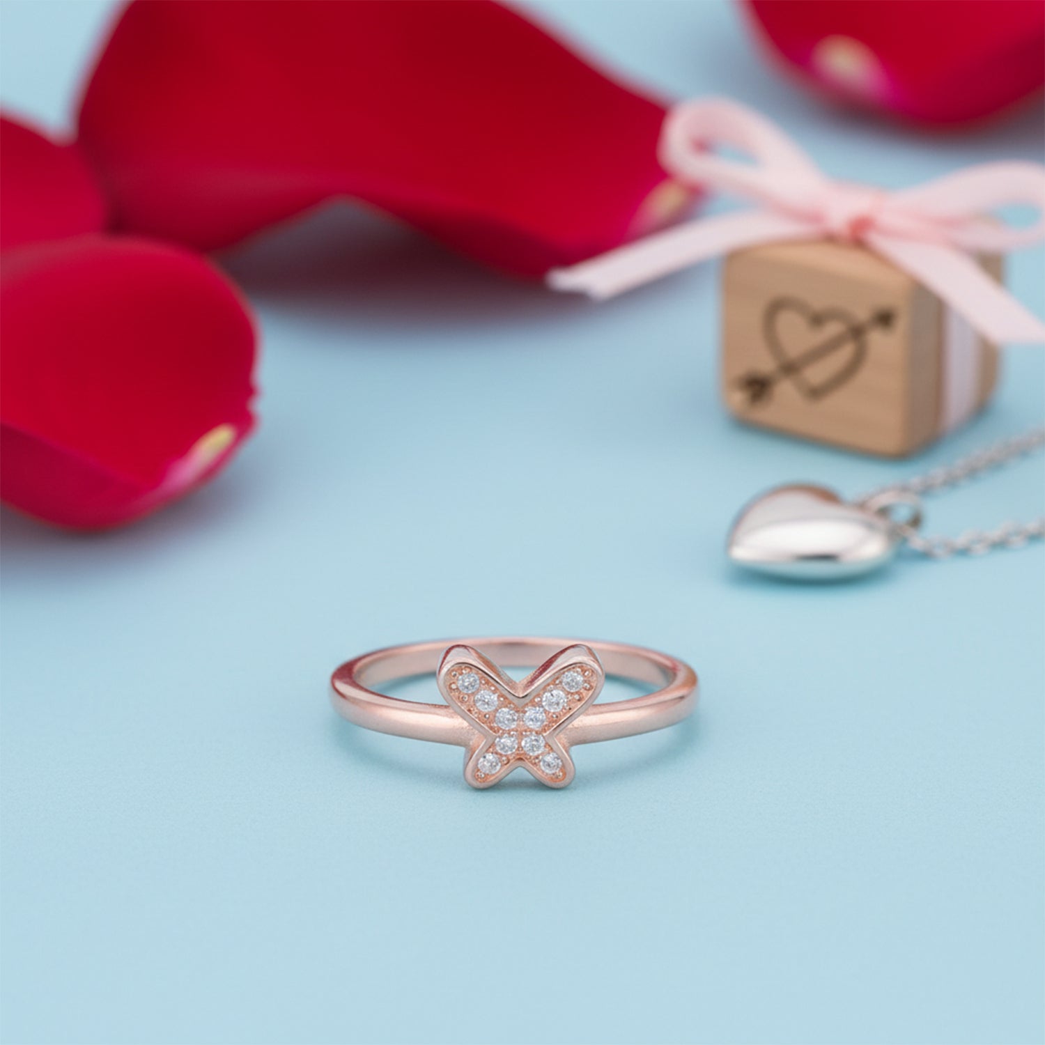 Glam Butterfly 925 Sterling Silver rings for women