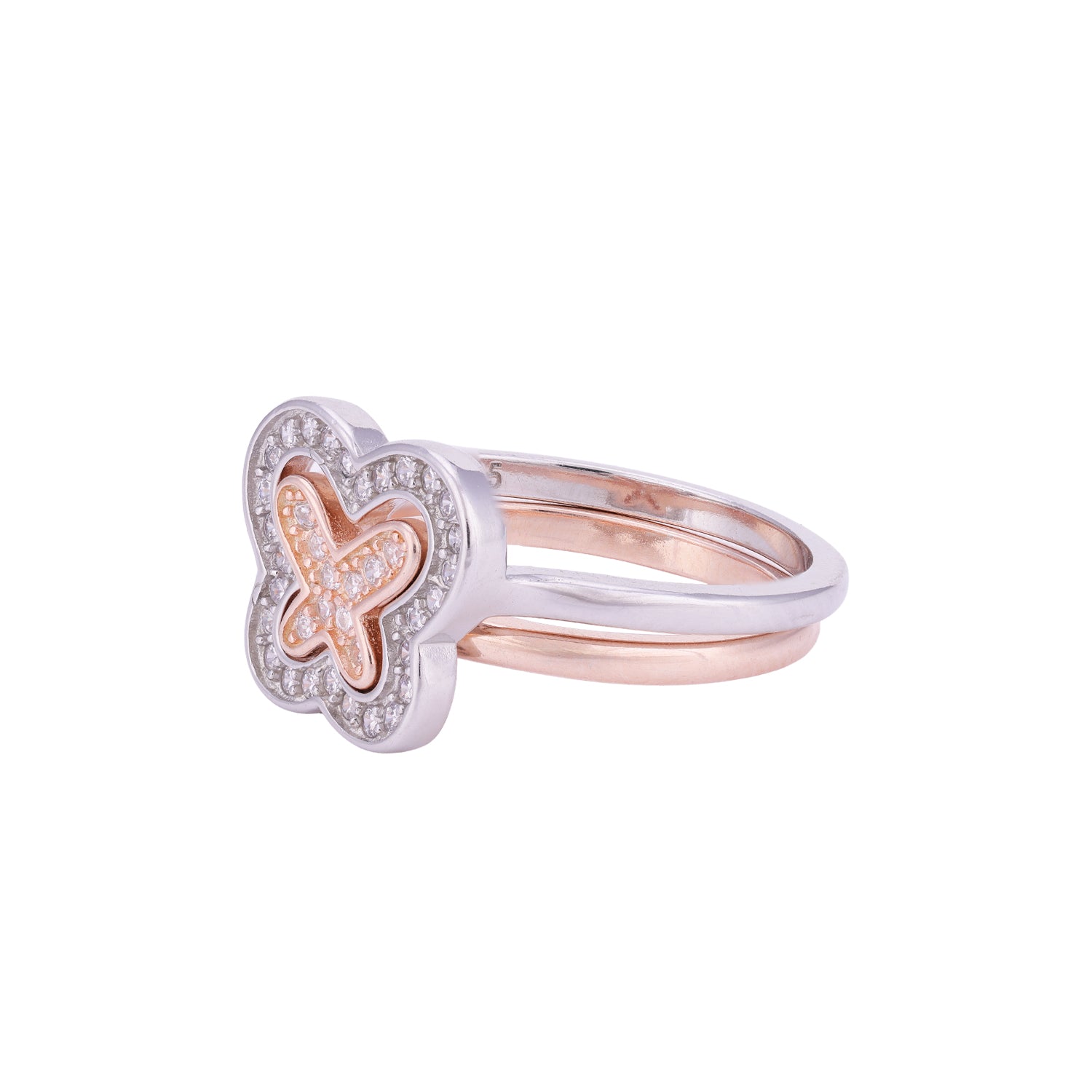 Glam Butterfly 925 Sterling Silver rings for women