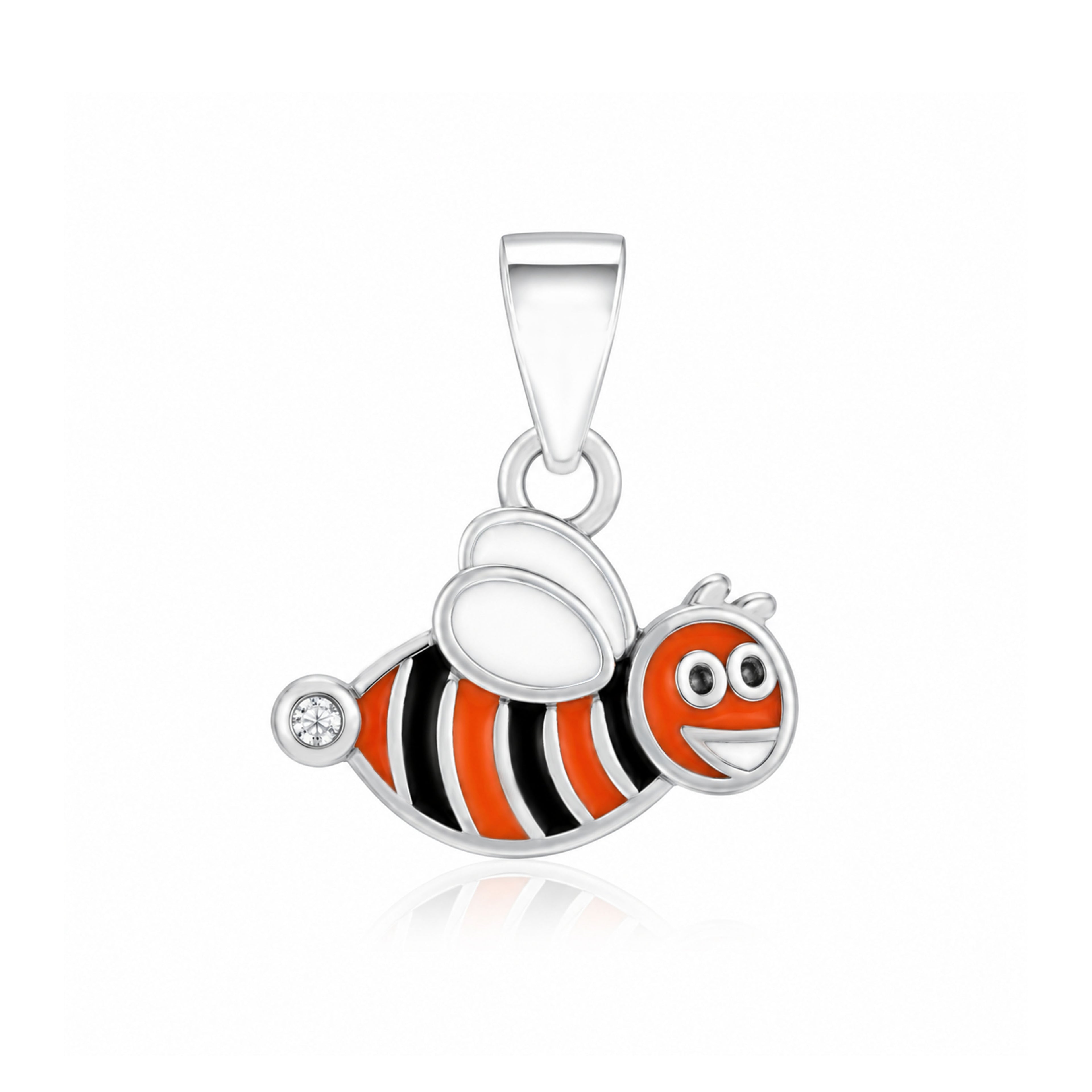 Golden Bee Smile 925 Sterling Silver Fashion Pendant