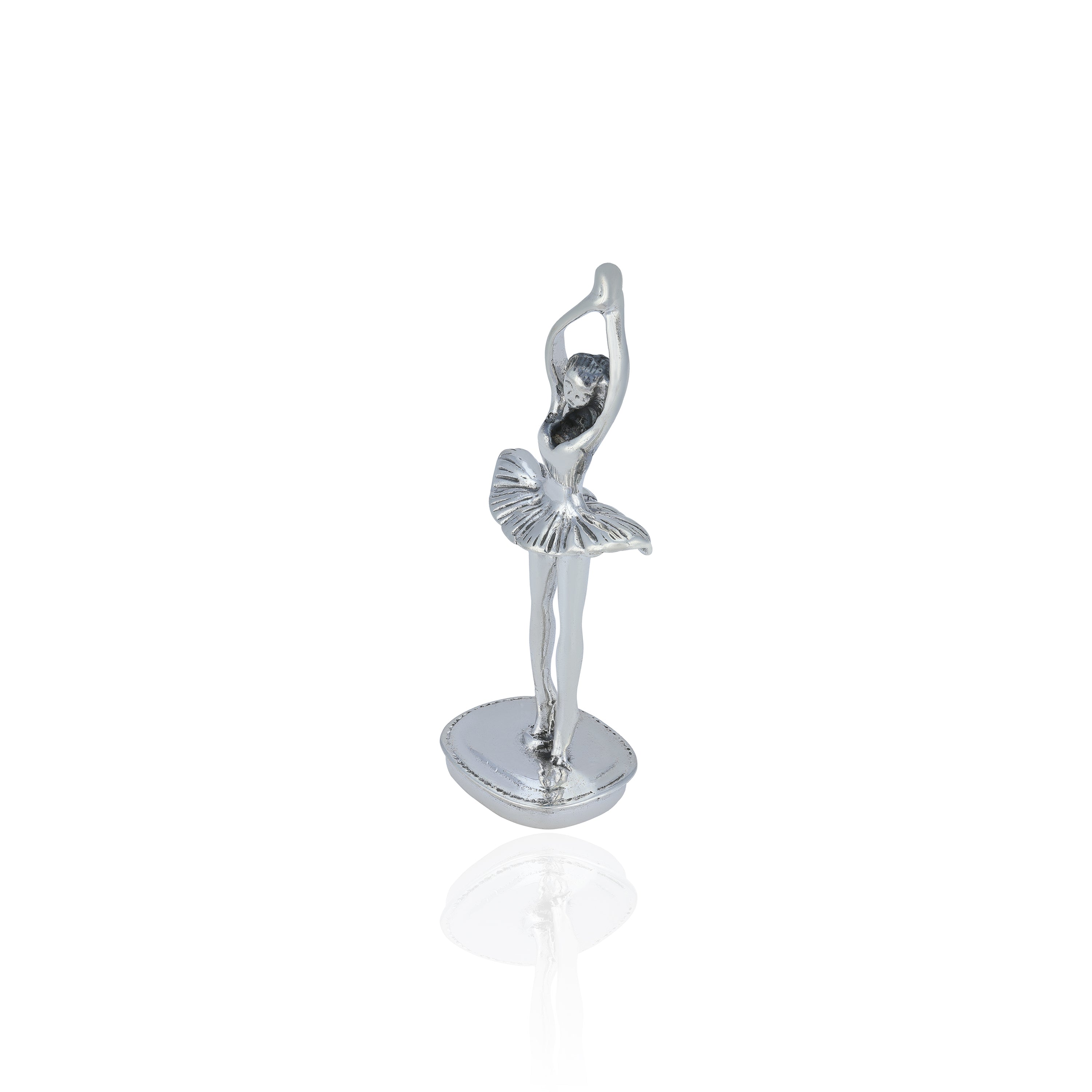 Graceful Ballerina in 925 Sterling Silver Dance Miniature