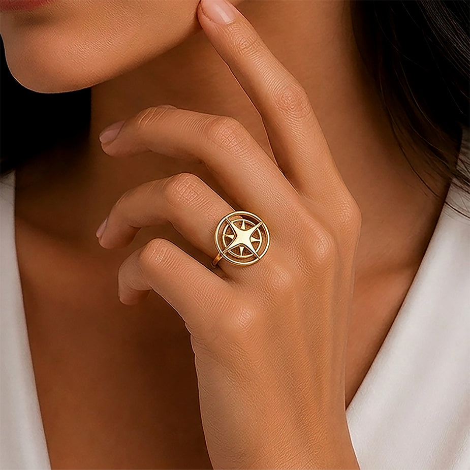 Heavenly Star Shine 925 Sterling Silver Elegant Ring
