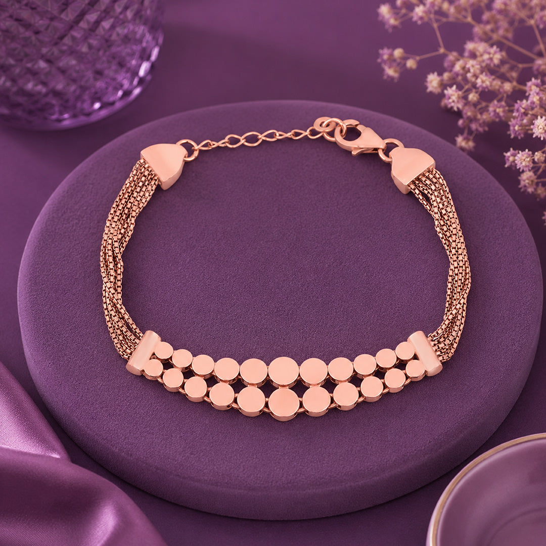 Honeycomb Radiance 925 Sterling Silver Elegant Mesh Bracelet