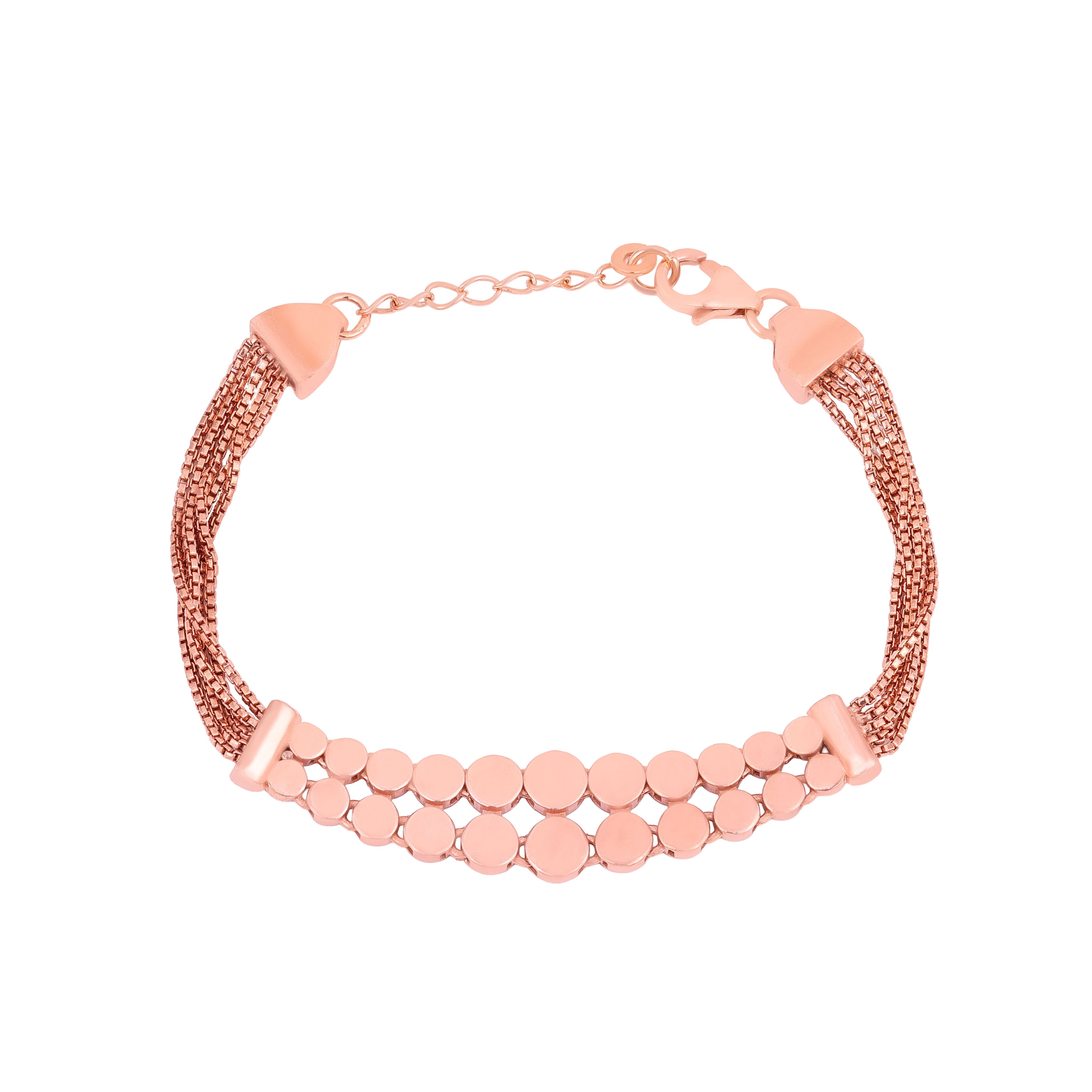 Honeycomb Radiance 925 Sterling Silver Elegant Mesh Bracelet