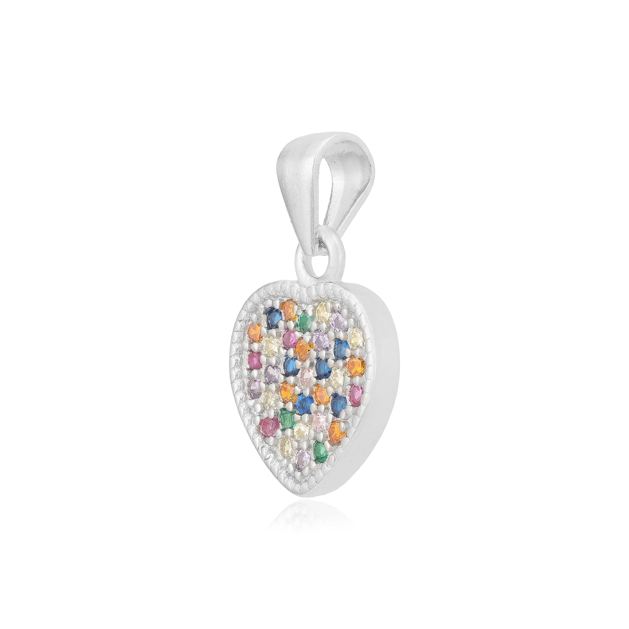 Illuminating 925 Rhodium Color Pop Pendants