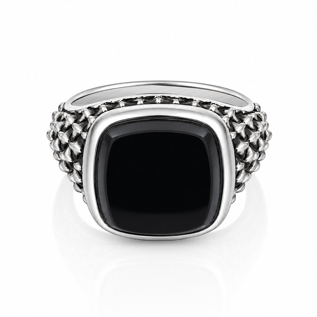 Imperial Onyx 925 Sterling Silver Fashion Ring