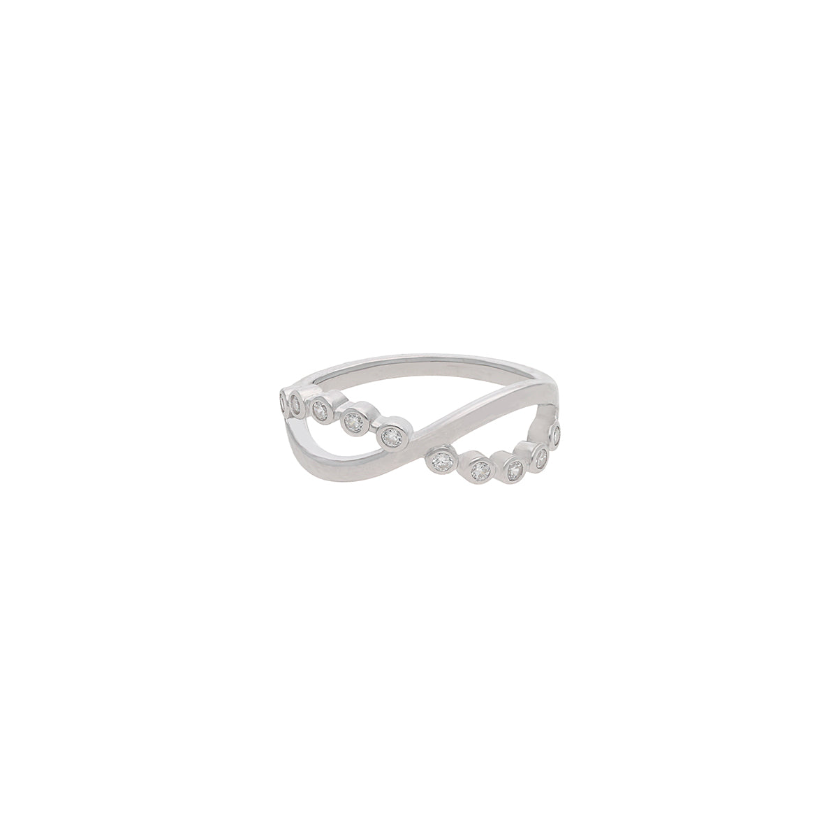 Infinity Loop Silver Ring 925 sterling silver