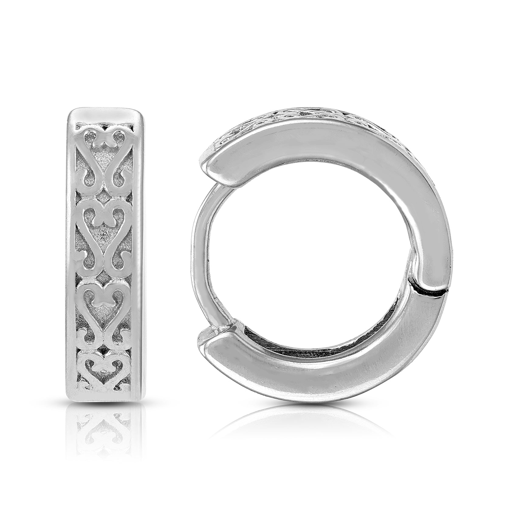 Intricate Weave 925 Sterling Silver Sleek Earring for Women