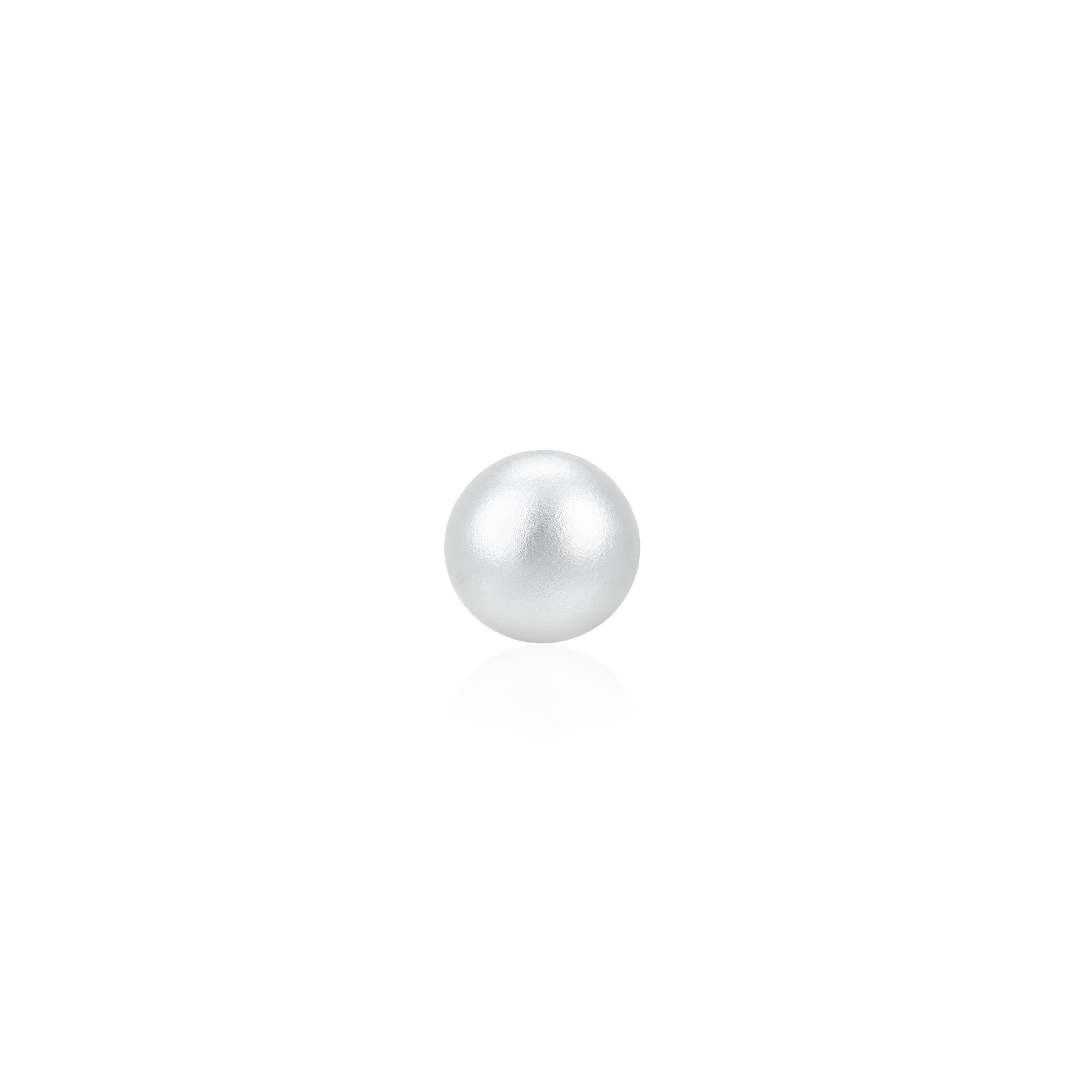 Luminous Classic Pearl Silver Nose Pin