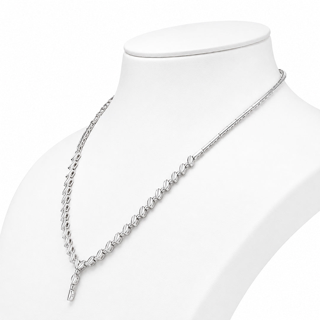 Luna Grace Silver Pendant Necklace