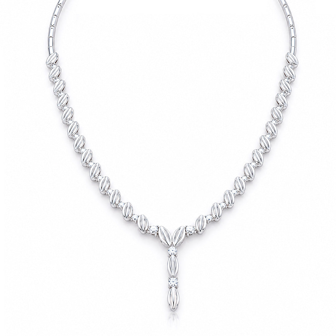 Luna Grace Silver Pendant Necklace