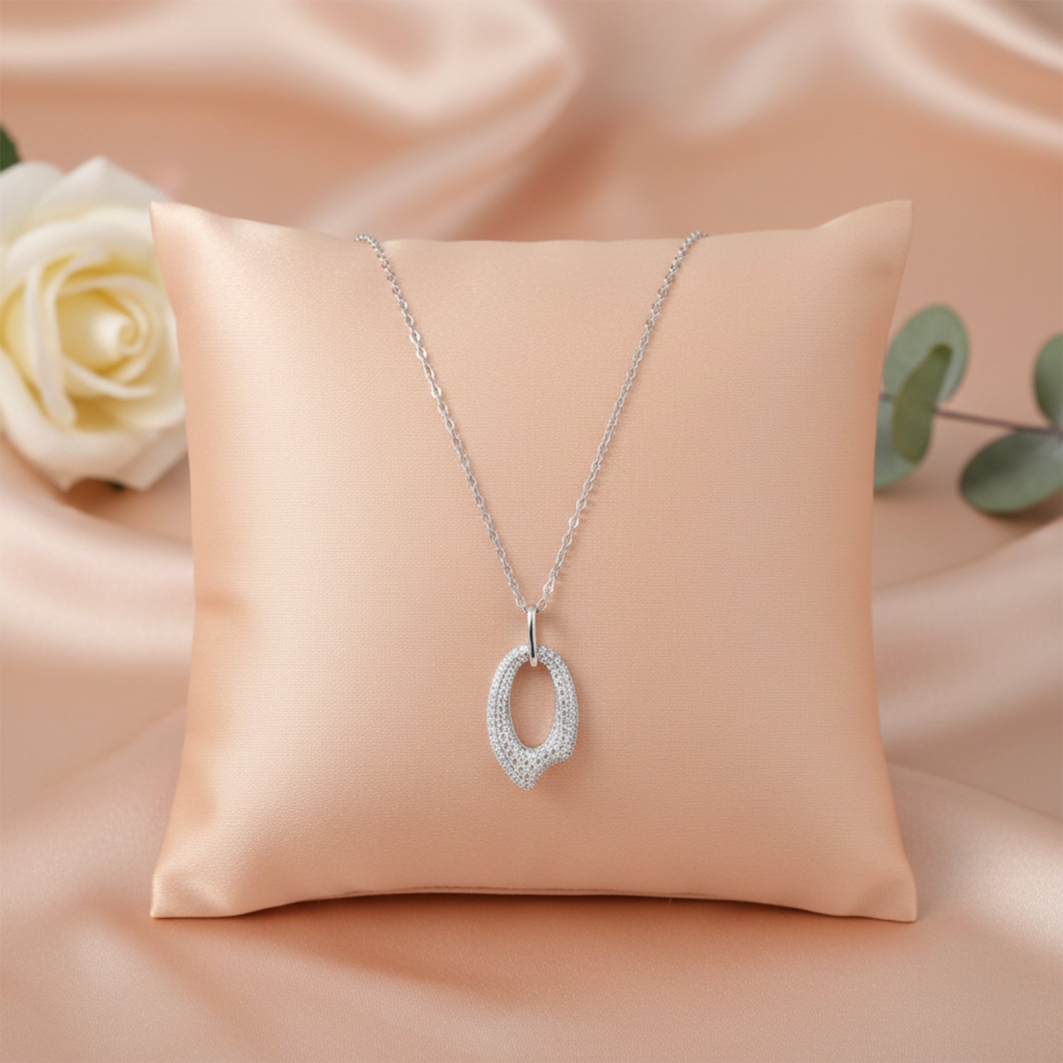 Lustra Halo 925 Silver Pendant Chain