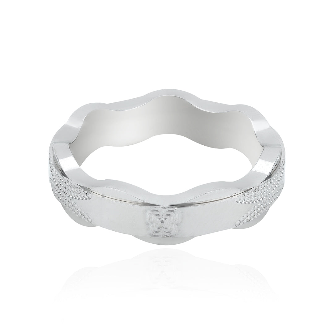 Majestic Bow Pattern 925 Sterling Silver Ring for Women
