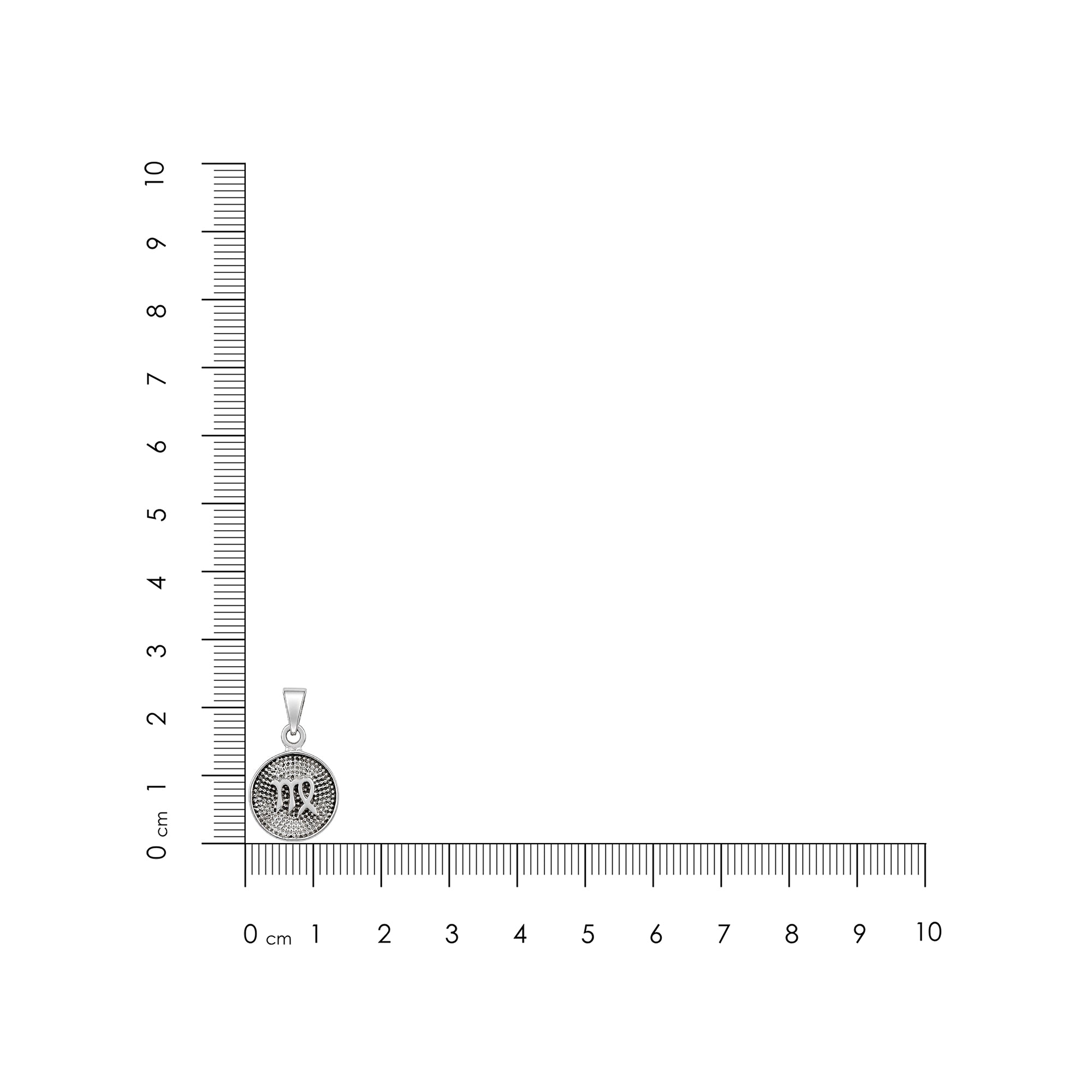 Minimalist Virgo Zodiac 925 Sterling Silver Pendant