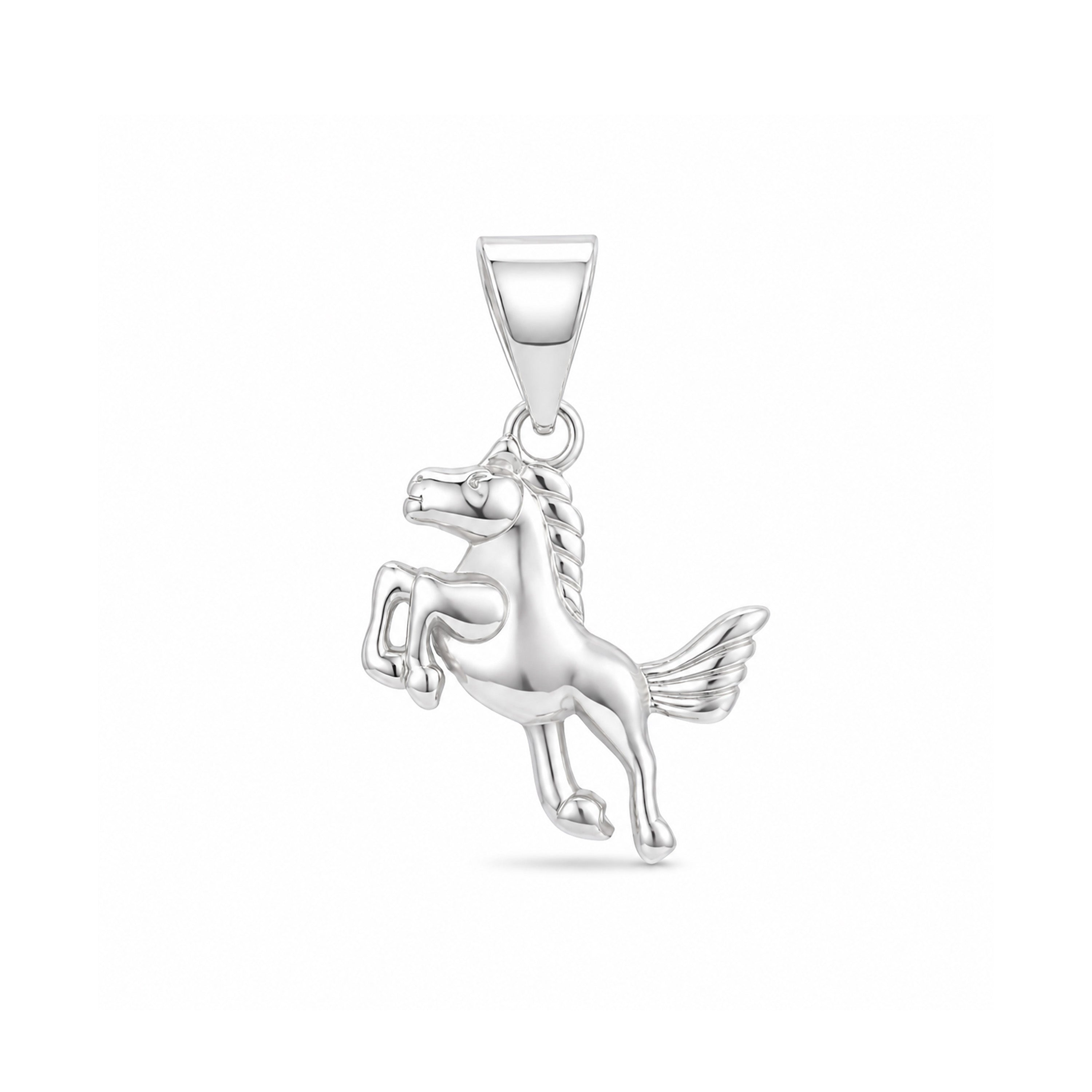Mythic Horse 925 Sterling Silver Elegant Charm Pendant