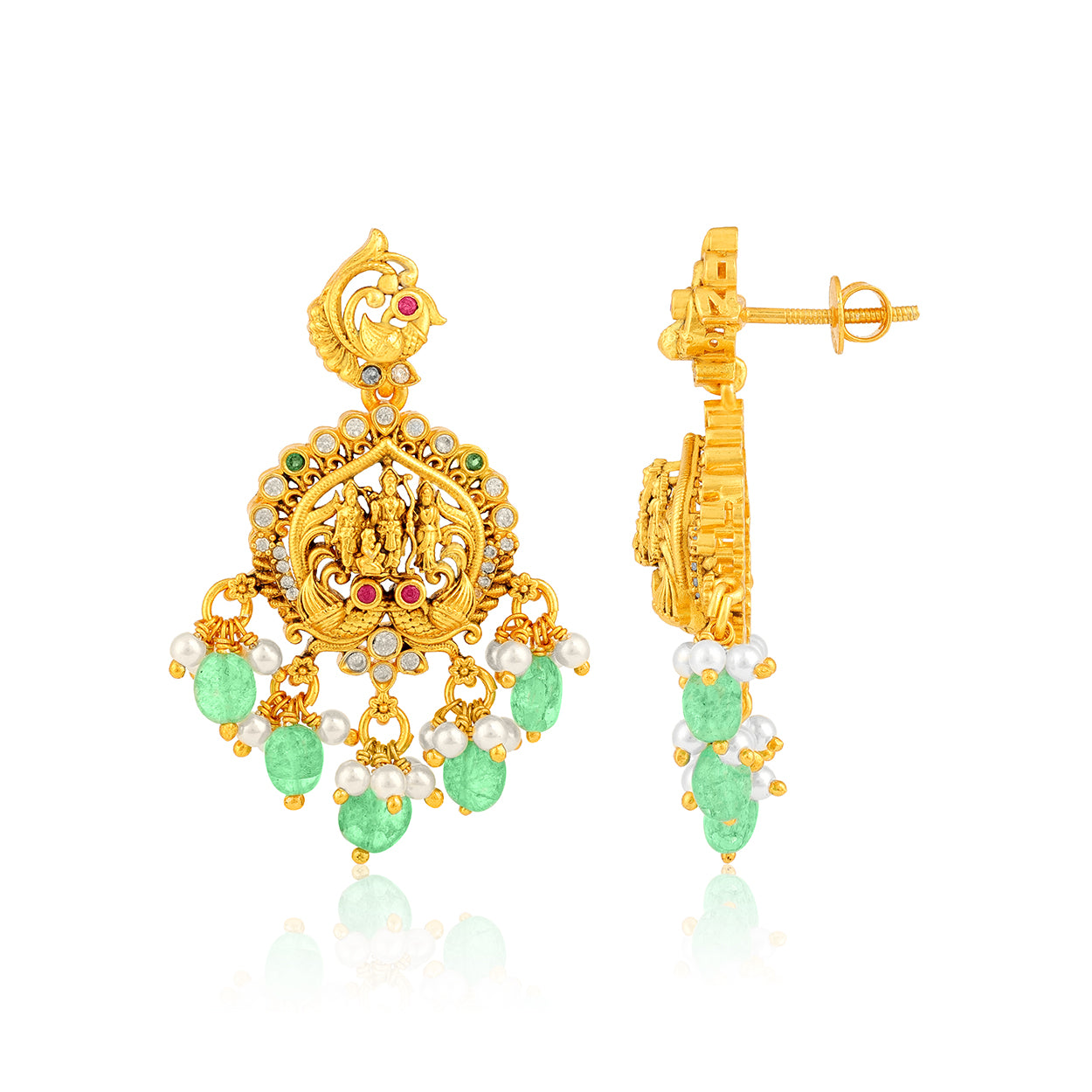 Peacock Grace 925 Sterling Silver Dangle Earring for Women