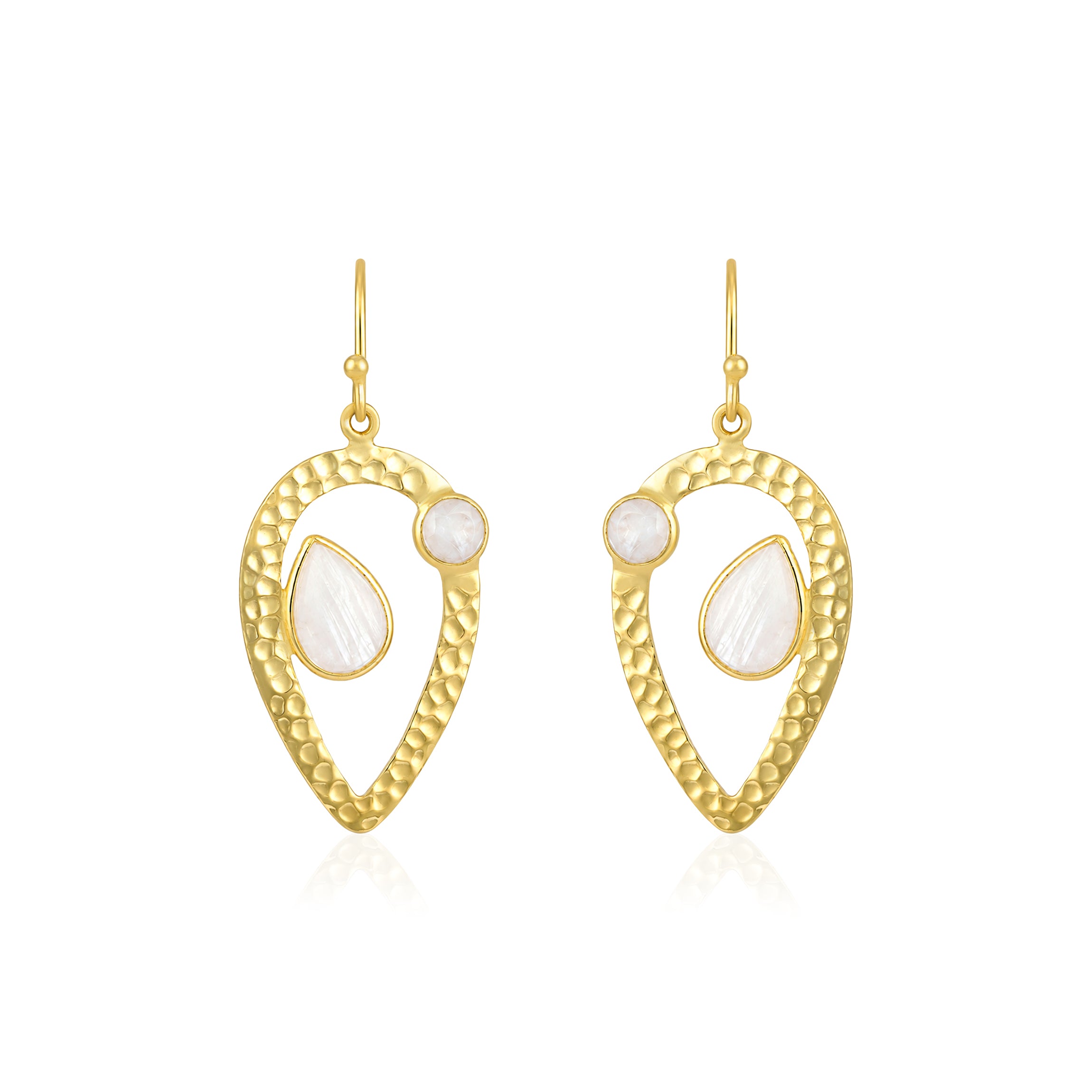Pearl Aura Drop 925 Sterling Silver Elegant Earring