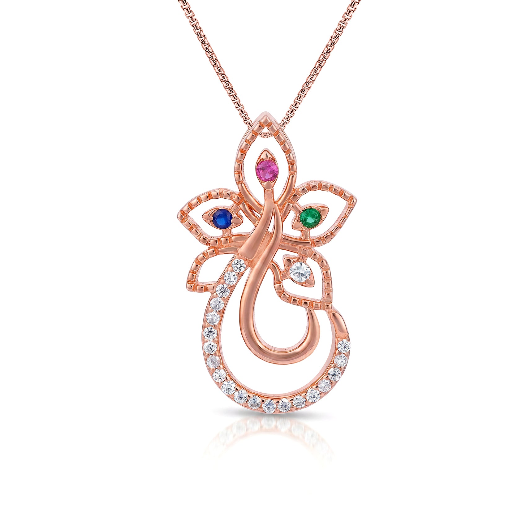 Petal Harmony 925 Sterling Silver Pendant
