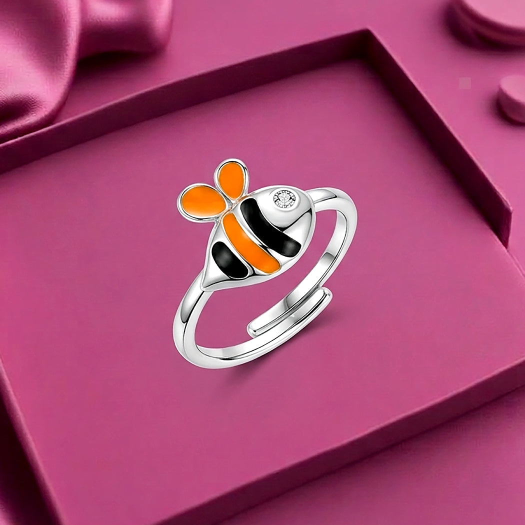 Playful Marine Fish Beauty 925 Sterling Silver Ring for Baby