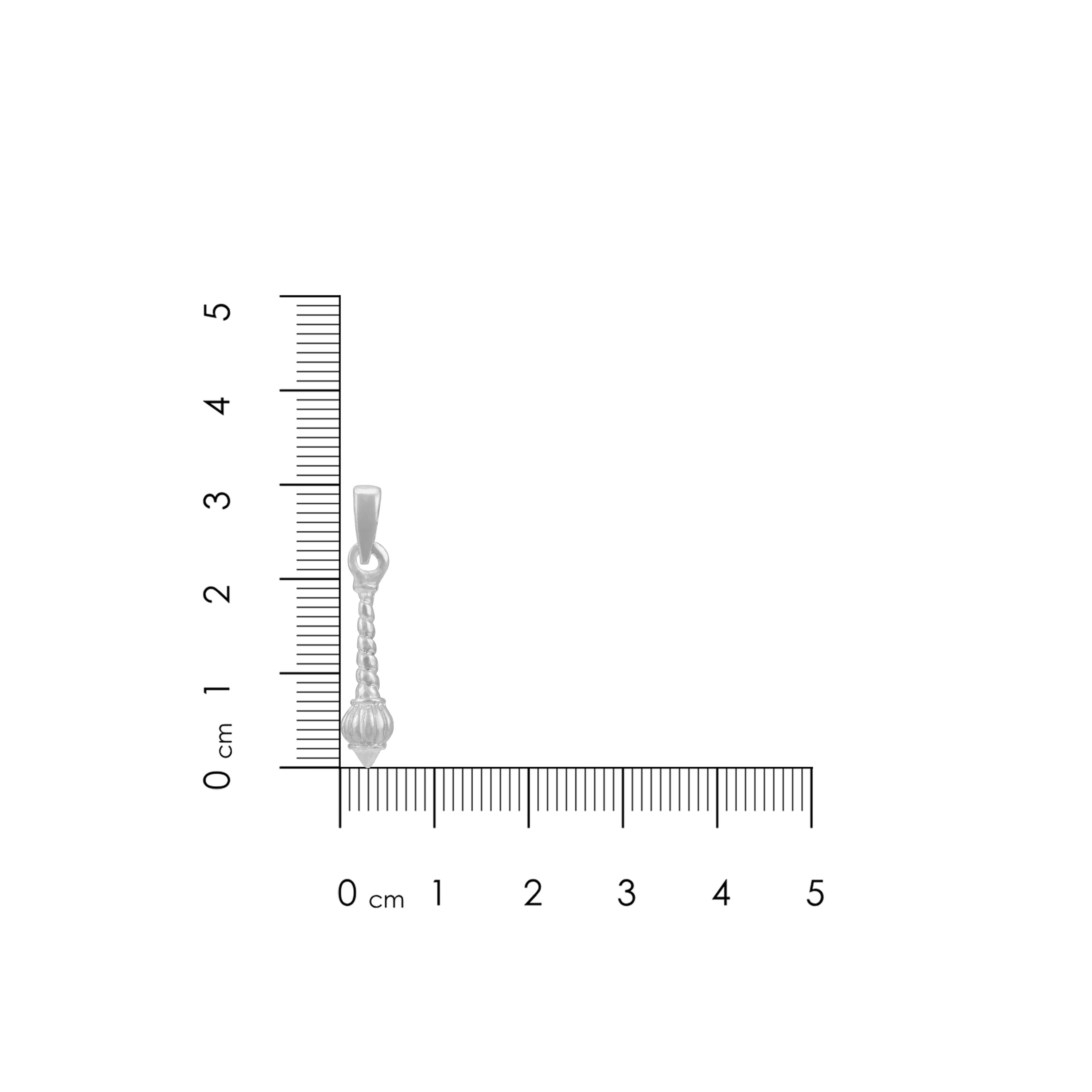 Powerful Gada Charm 925 Sterling Silver Pendant for Men