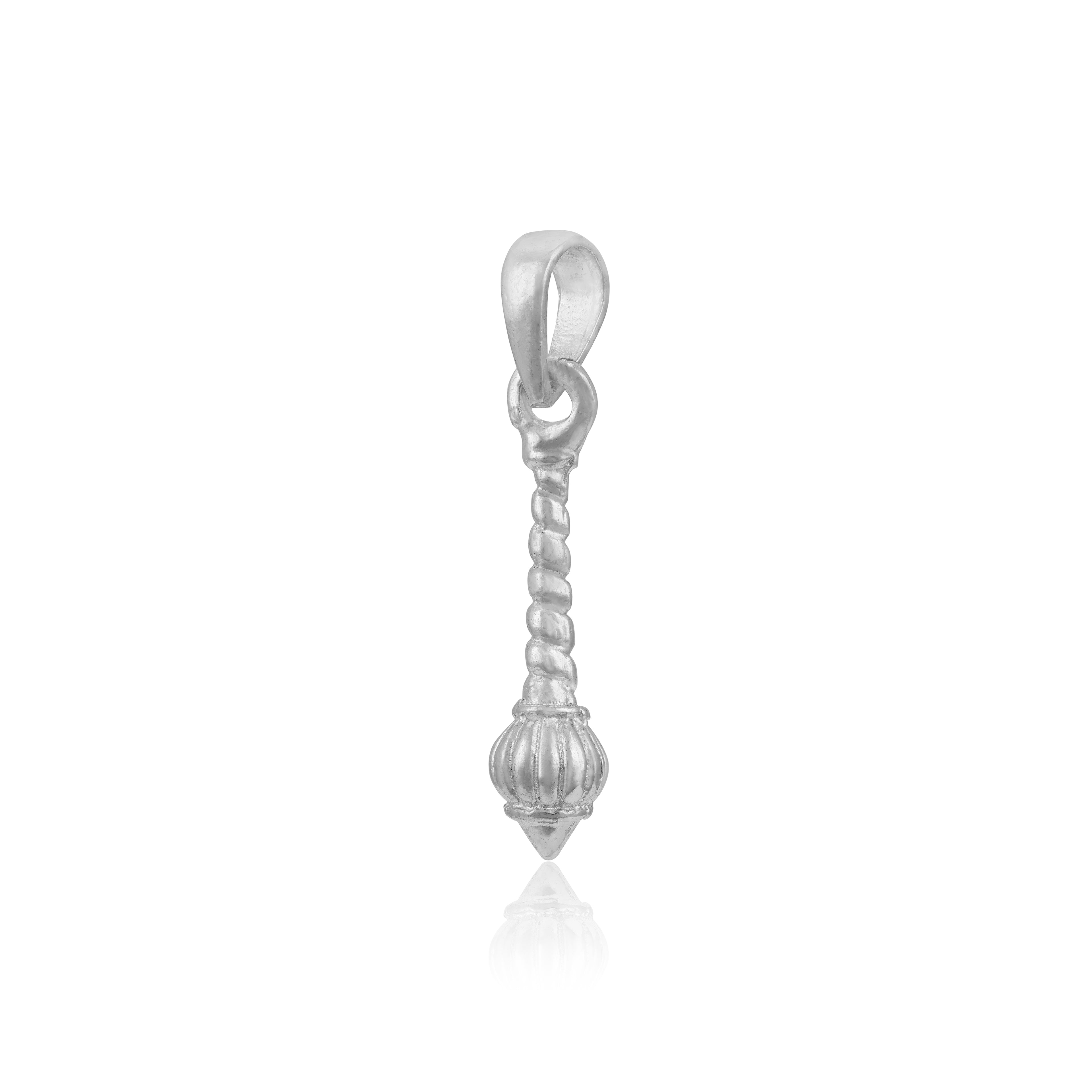 Powerful Gada Charm 925 Sterling Silver Pendant for Men