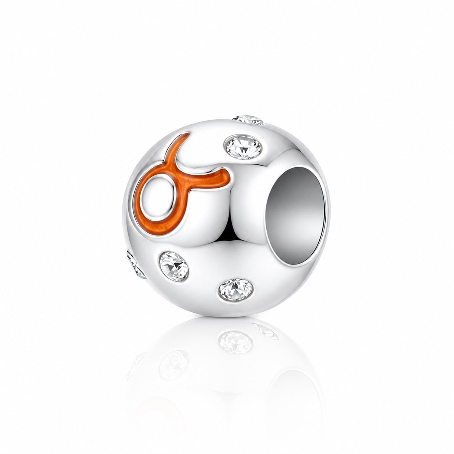 Radiant Taurus Zodiac 925 Sterling Silver Charms