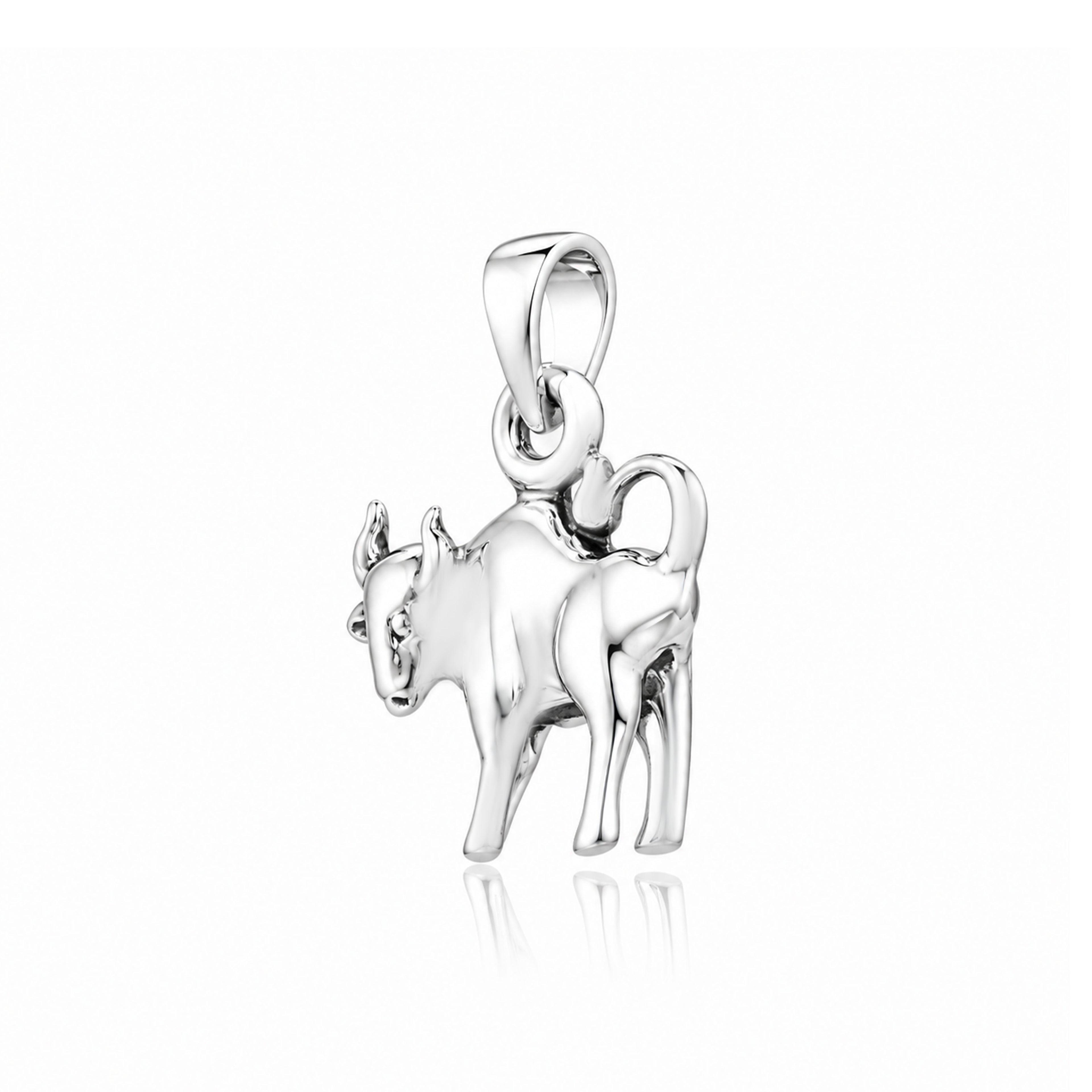 Regal Bull Emblem 925 Sterling Silver SignaturePendant